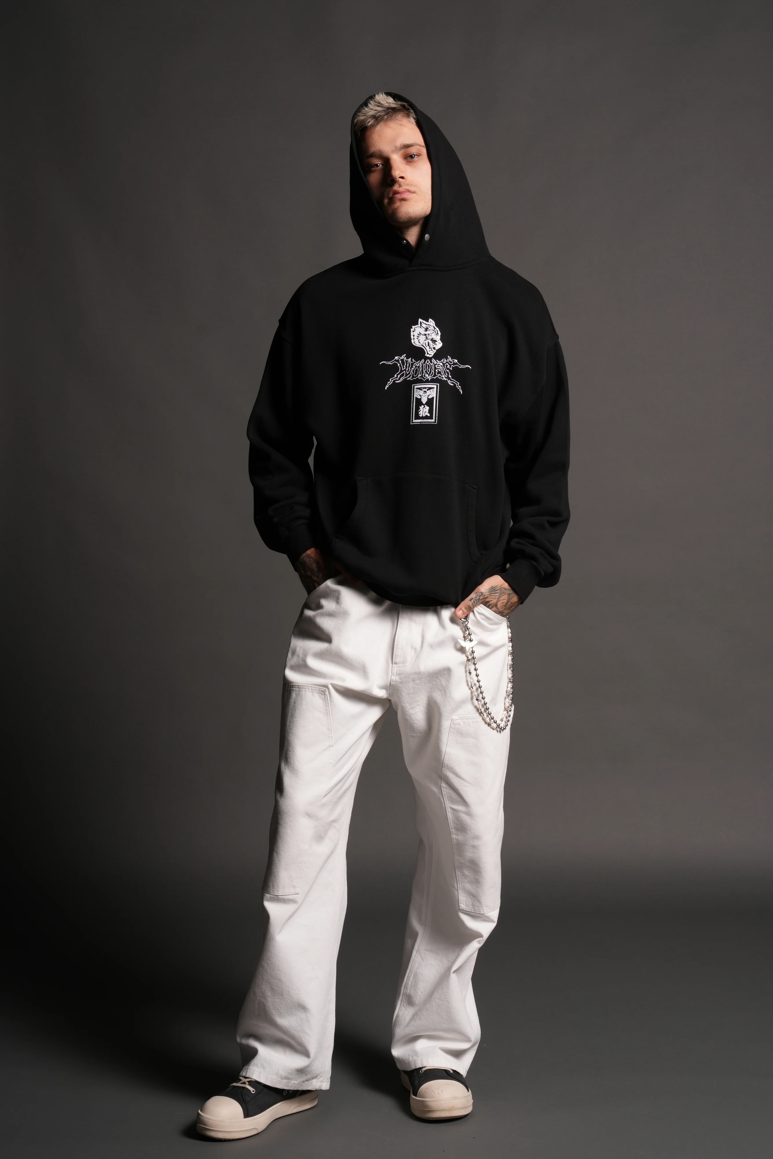 Darc Fury Pierce Hoodie in Black - Image 5