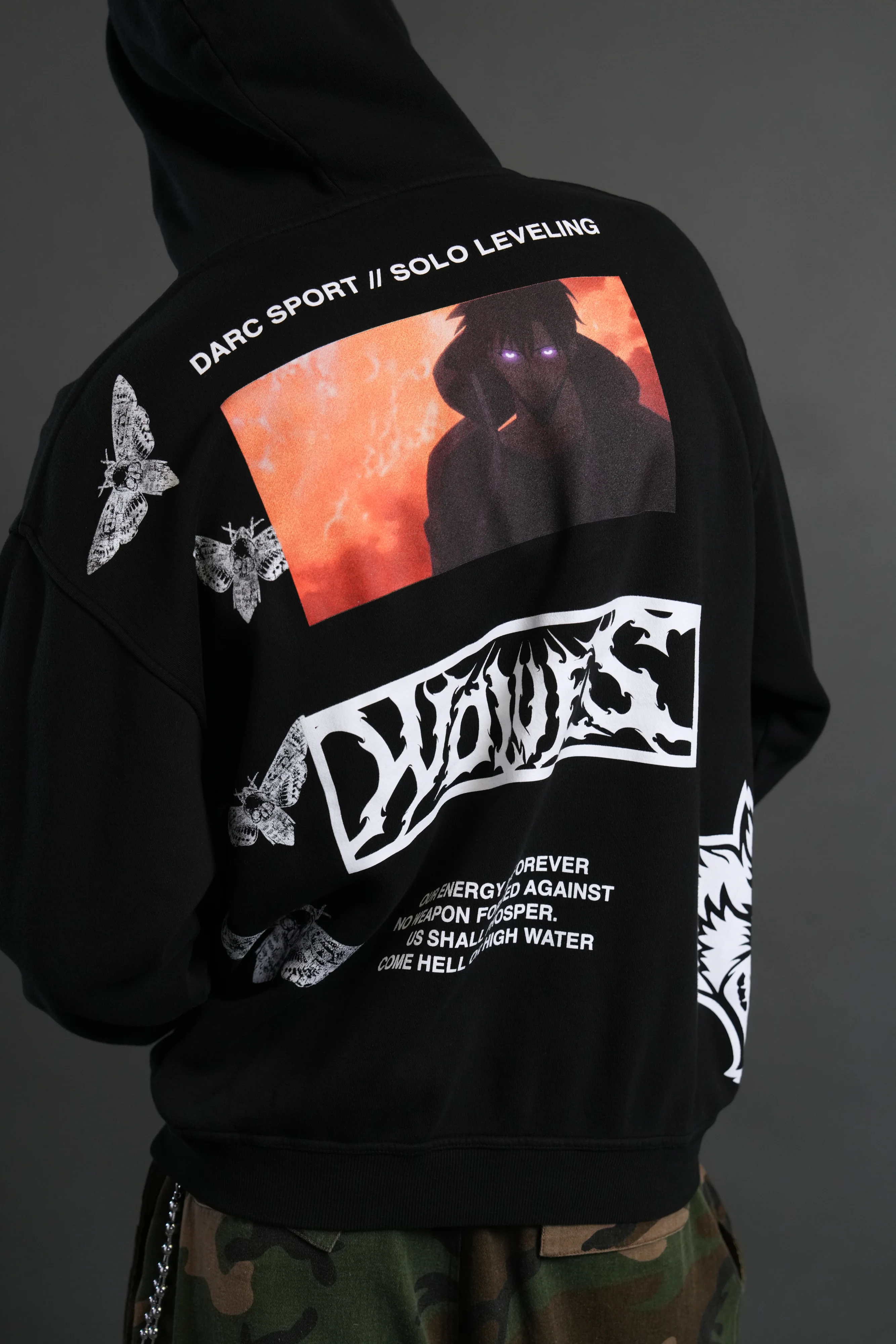 Darc Hunter "Pierce" Hoodie in Black - Image 12