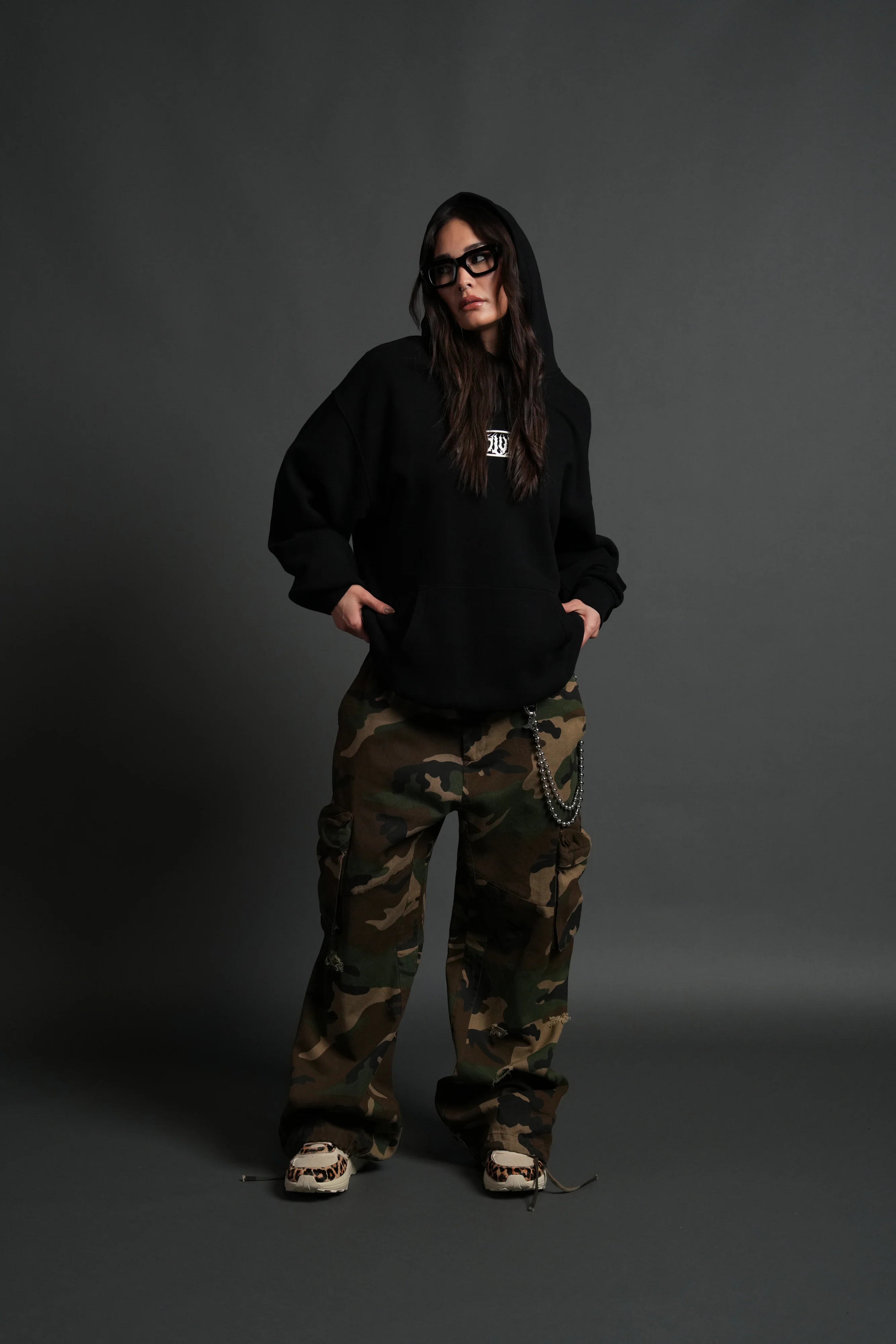 Darc Hunter "Pierce" Hoodie in Black - Image 14