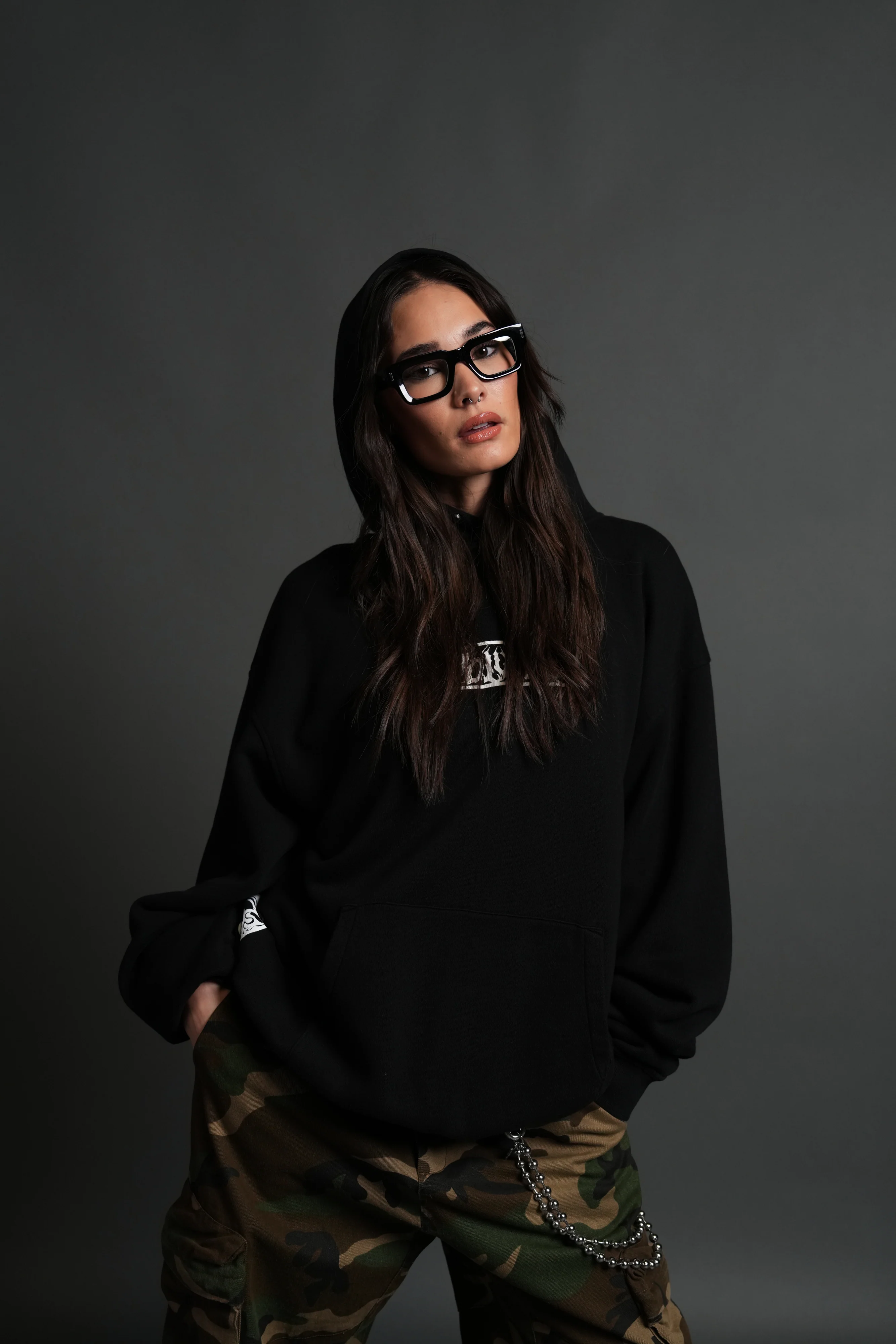 Darc Hunter "Pierce" Hoodie in Black - Image 16