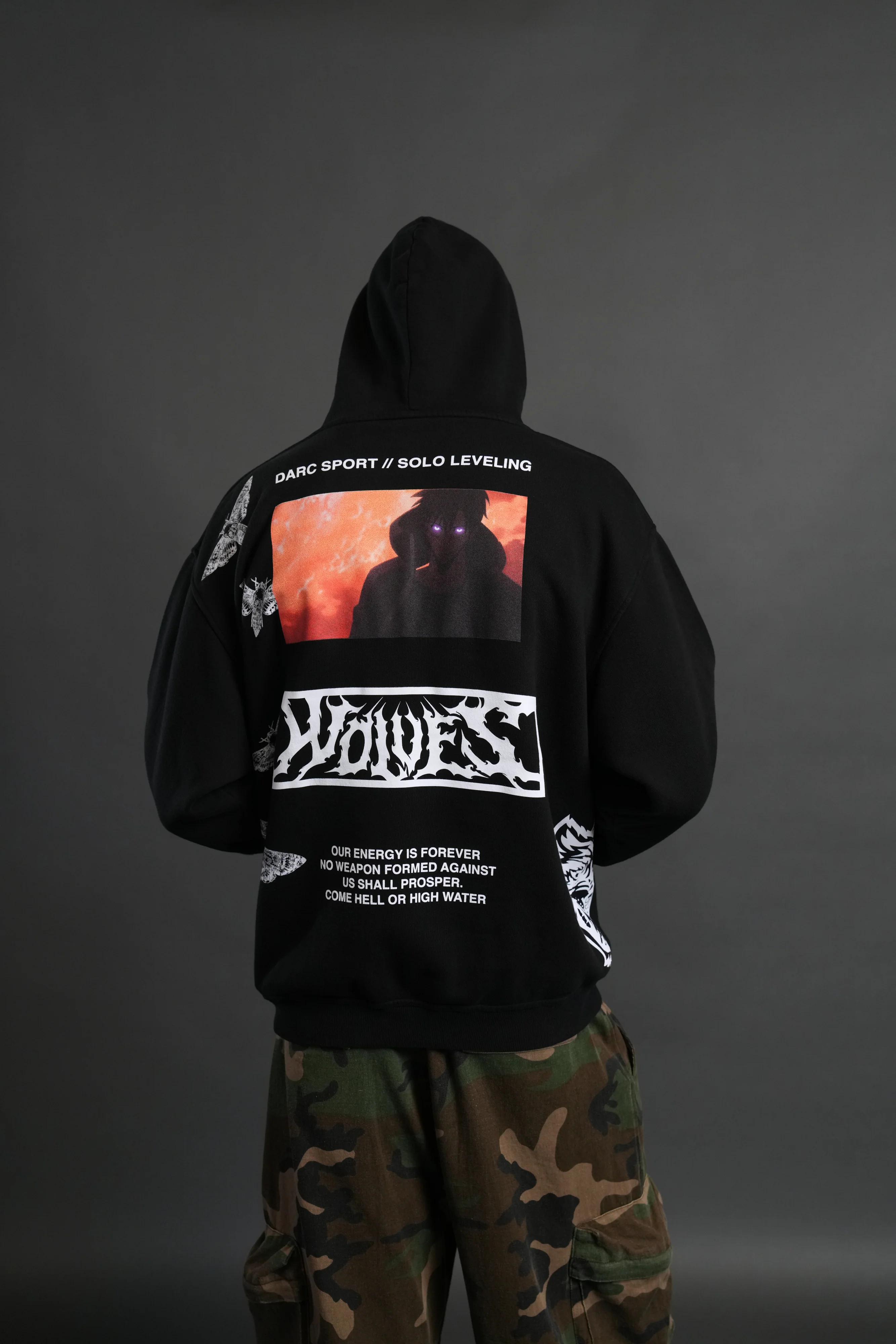 Darc Hunter "Pierce" Hoodie in Black - Image 4