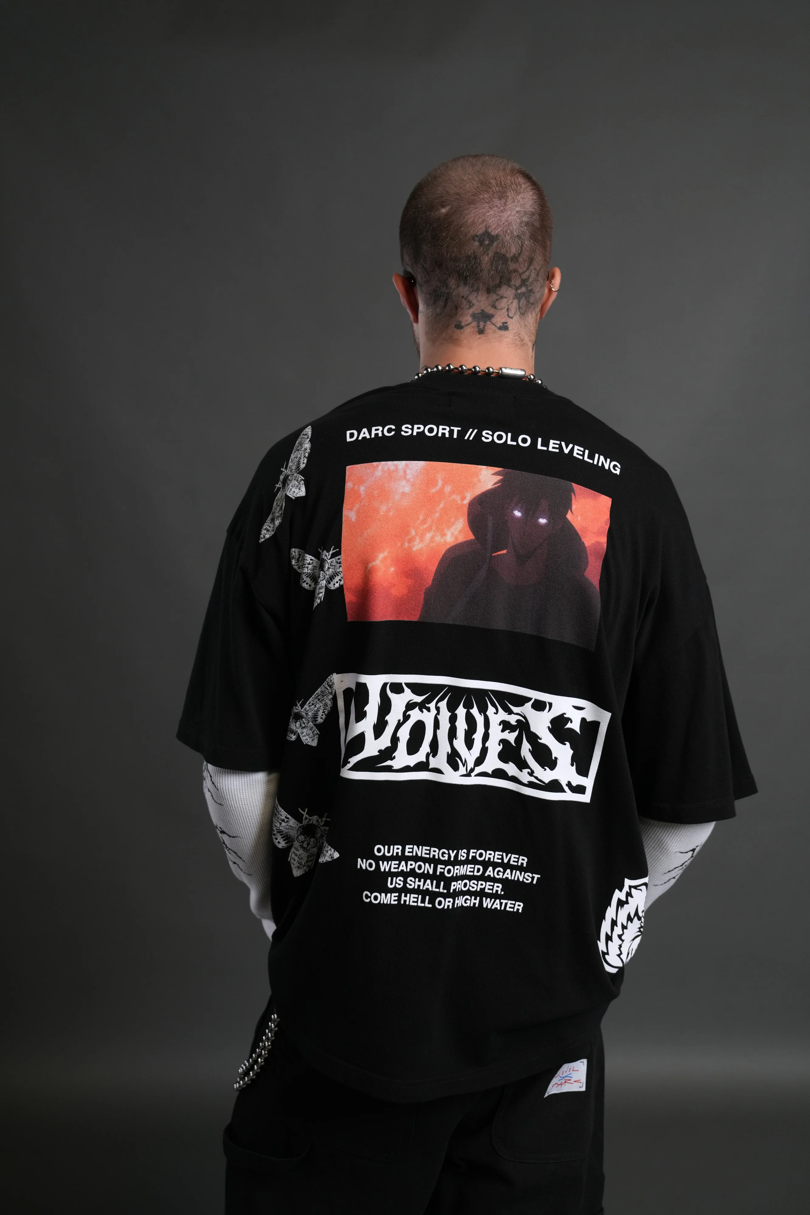 Darc Hunter "Premium" Oversized Tee in Black - Image 4