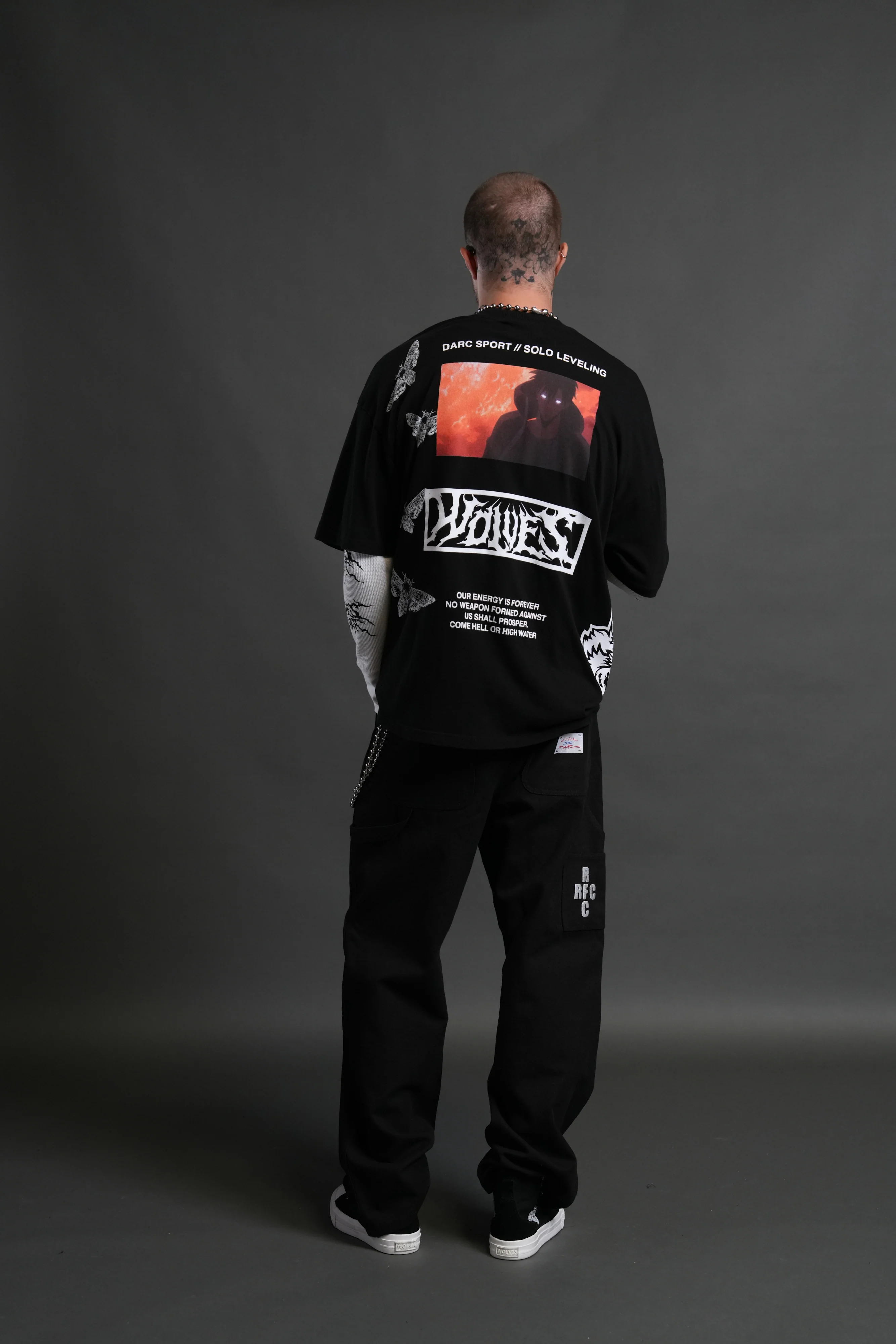 Darc Hunter "Premium" Oversized Tee in Black - Image 6