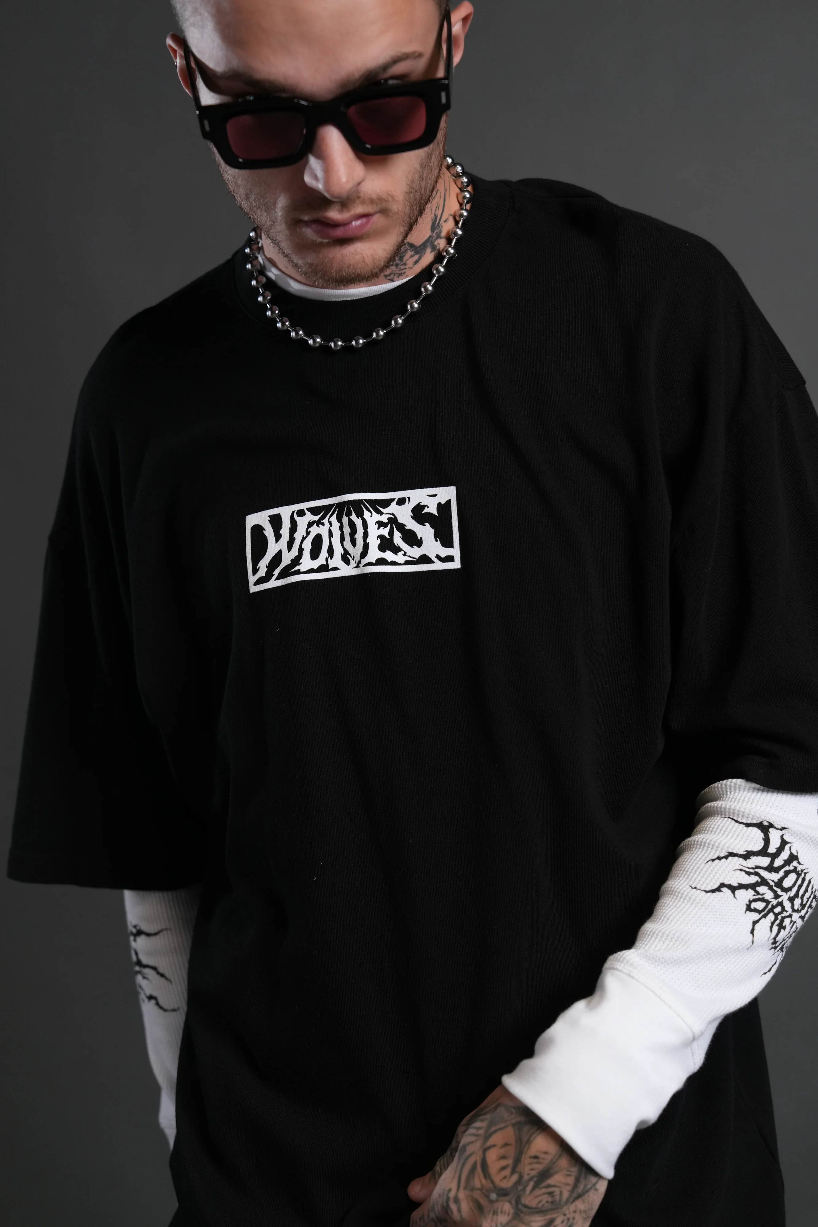 Darc Hunter "Premium" Oversized Tee in Black - Image 7