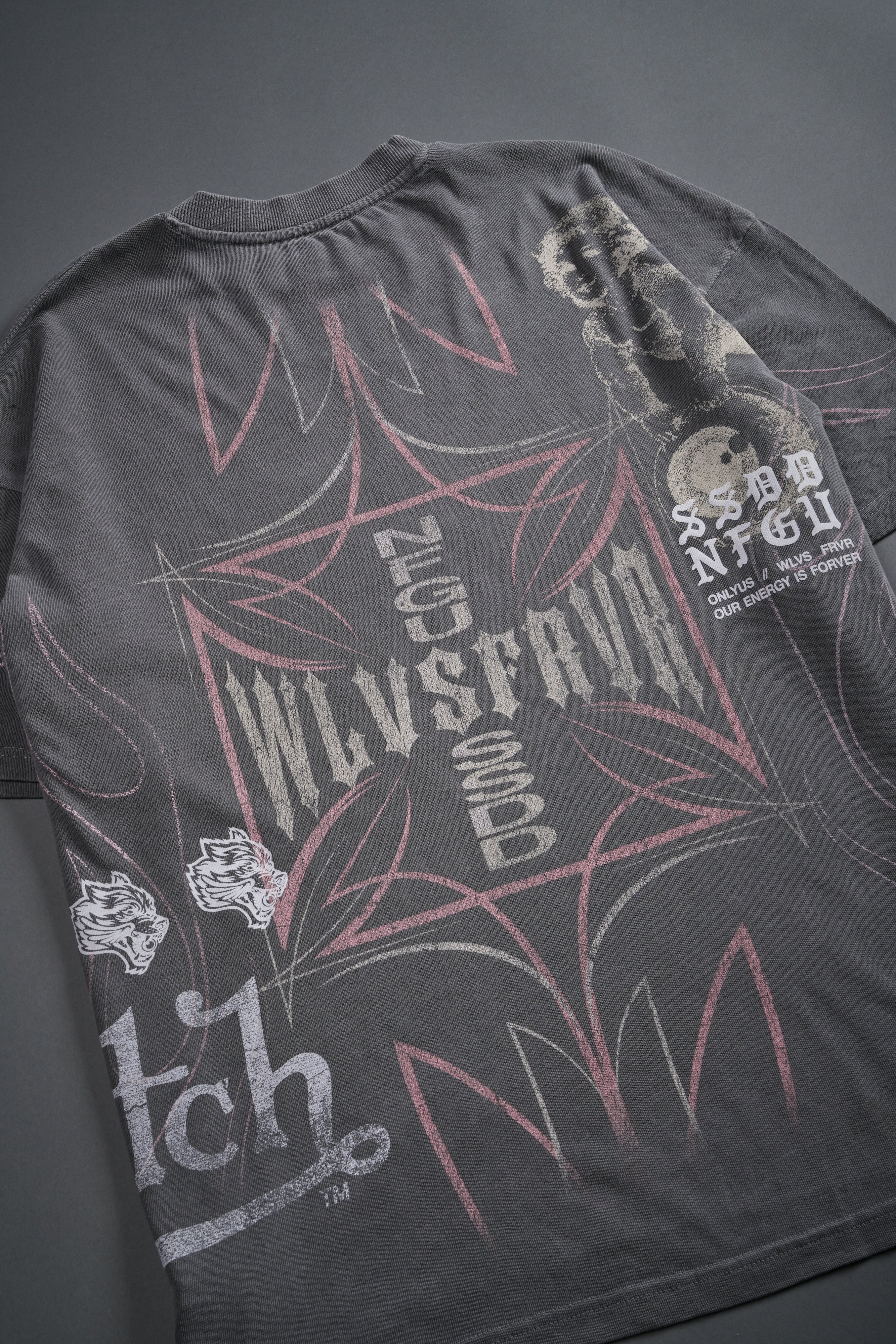 Darc Iron "Side-By-Side" Series Premium Tee in Dove Gray - Image 5