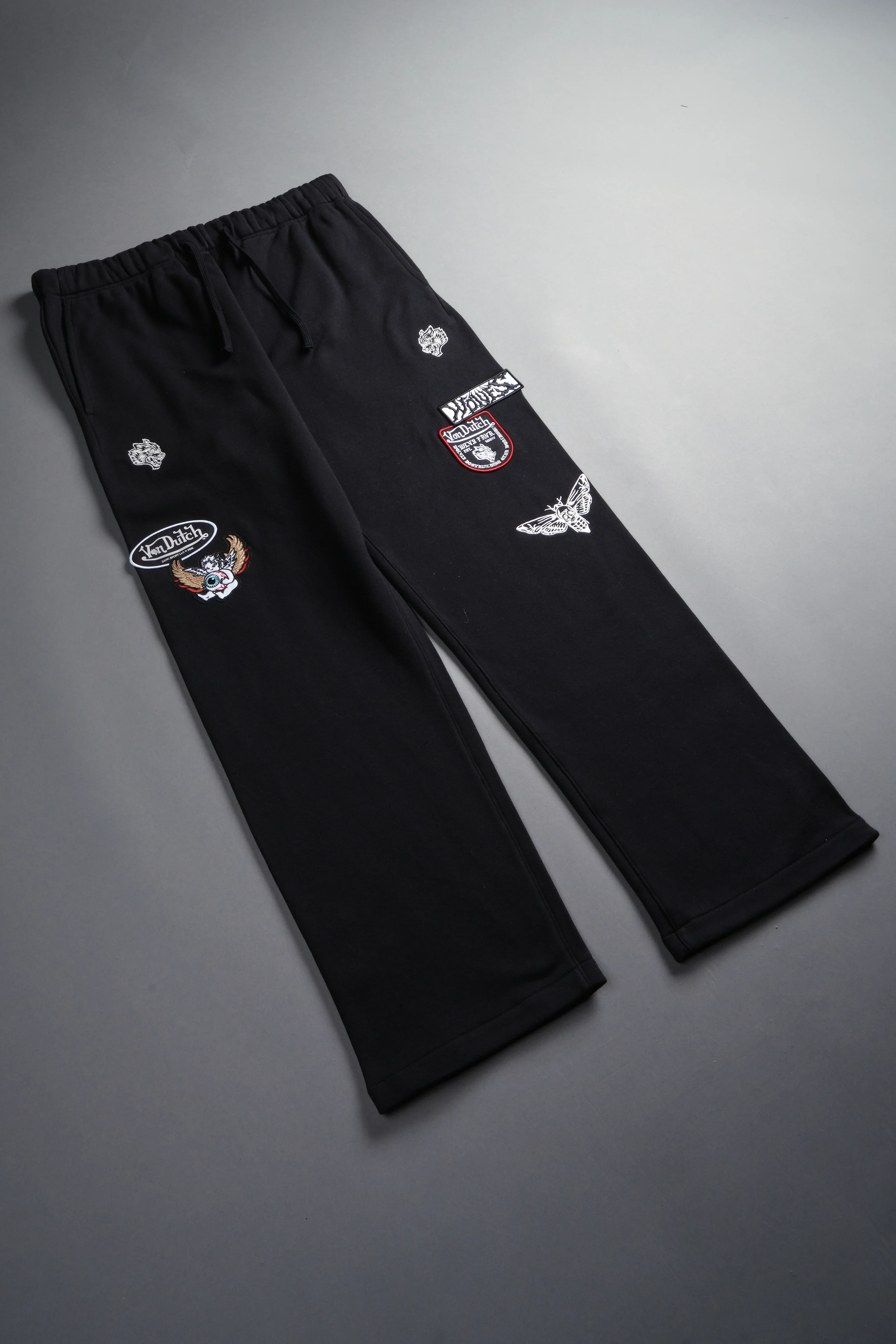 Darc Kulture Bigelow Cargo Sweat Pants in Black - Image 6