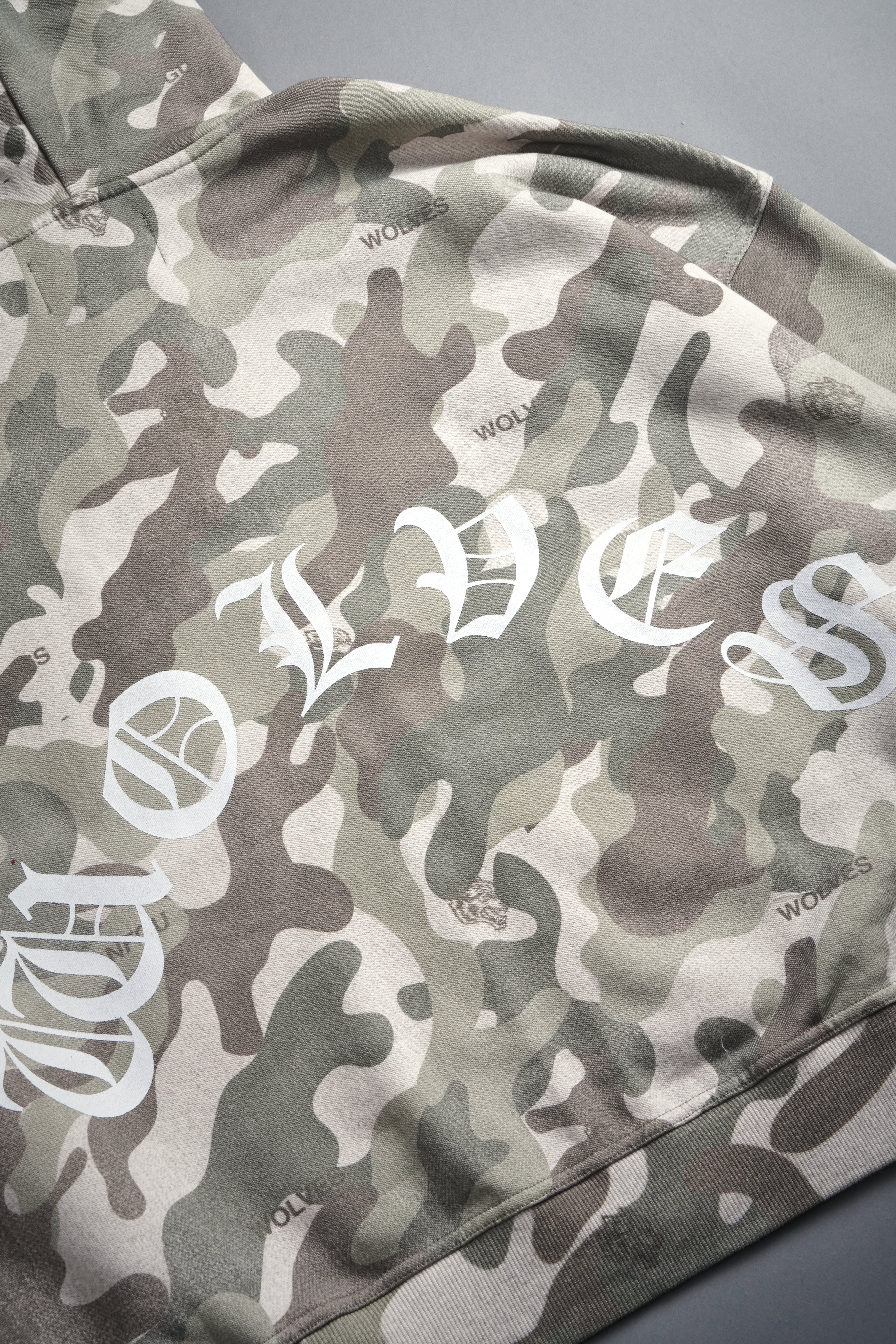 Darc Kulture Vex Double Zip Hoodie in DSVD Green Camo - Image 13