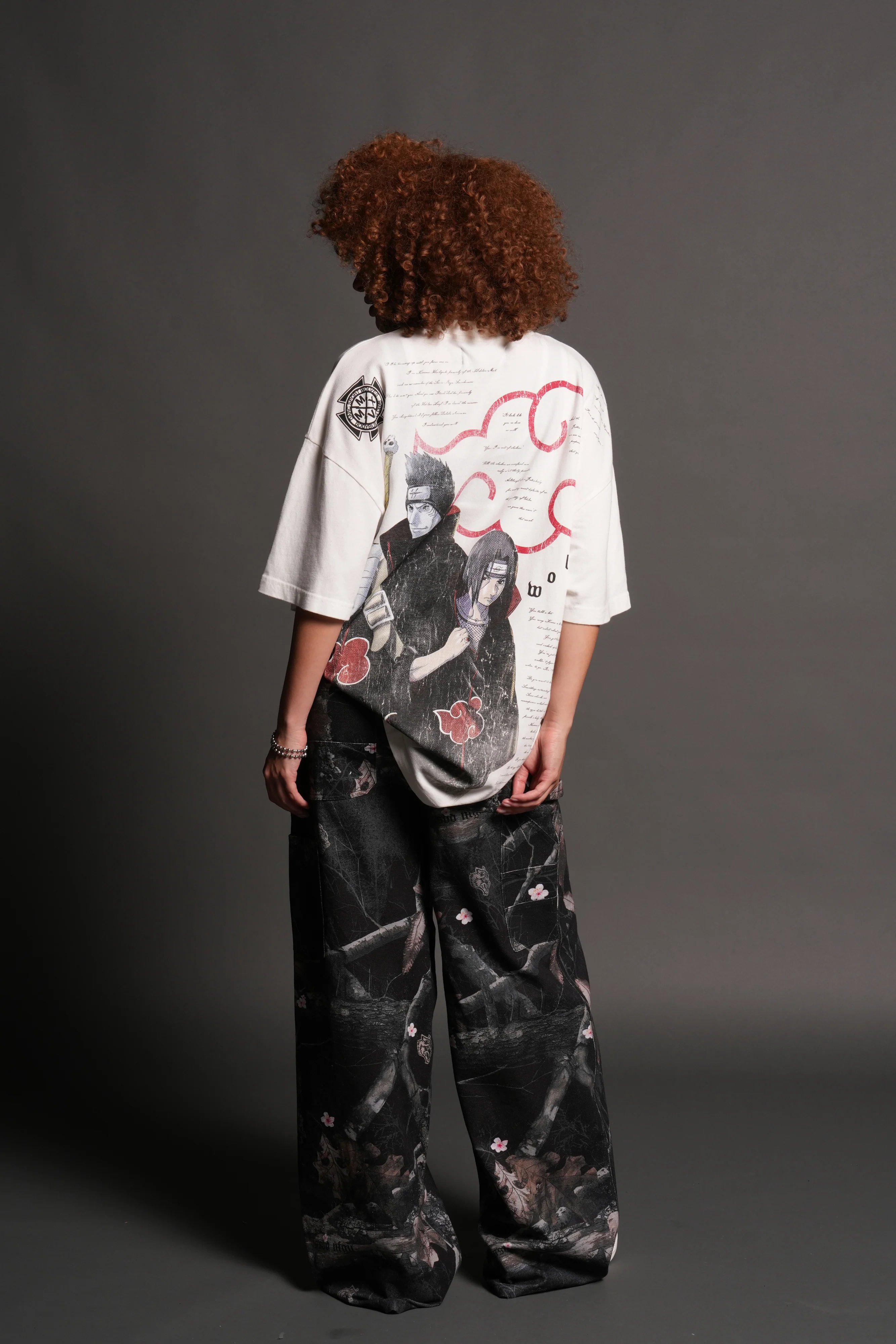 Darc Ninja Premium Oversized Tee in Cream - Image 12