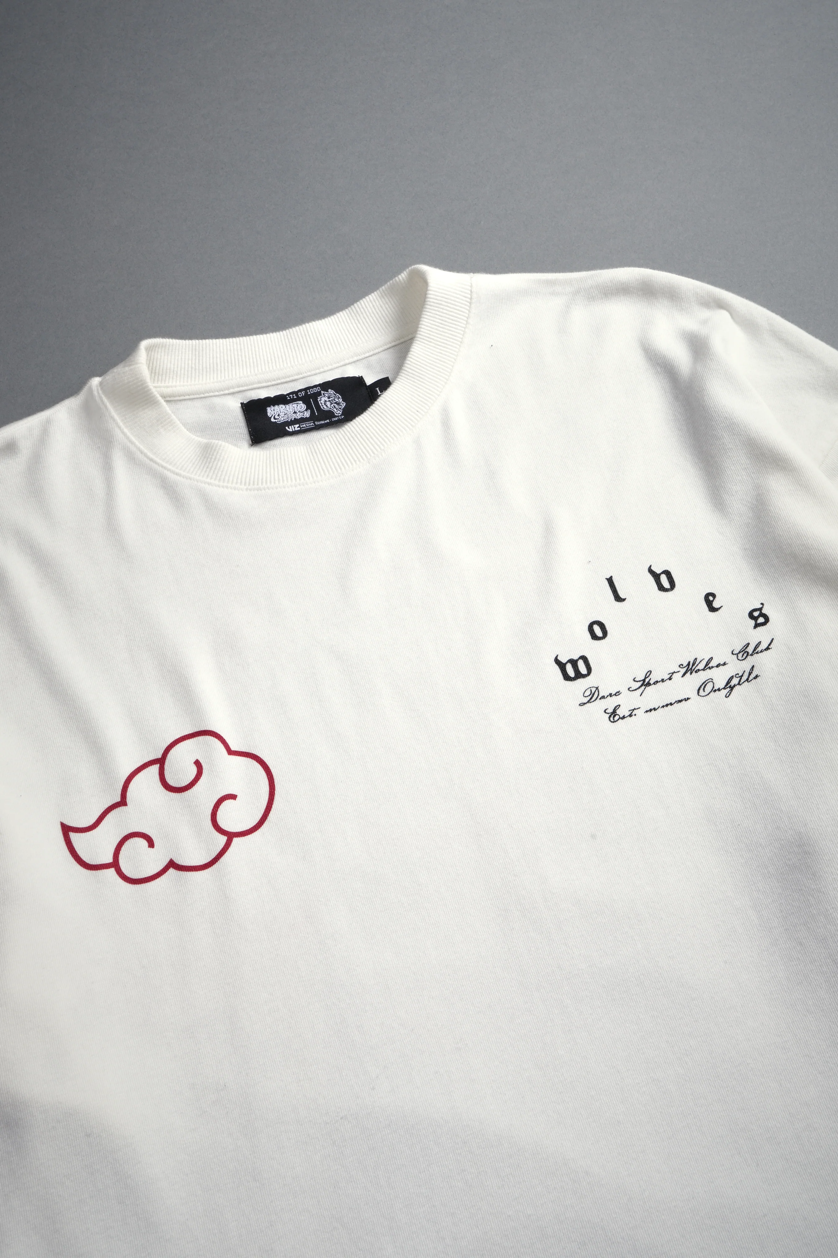 Darc Ninja Premium Oversized Tee in Cream - Image 15
