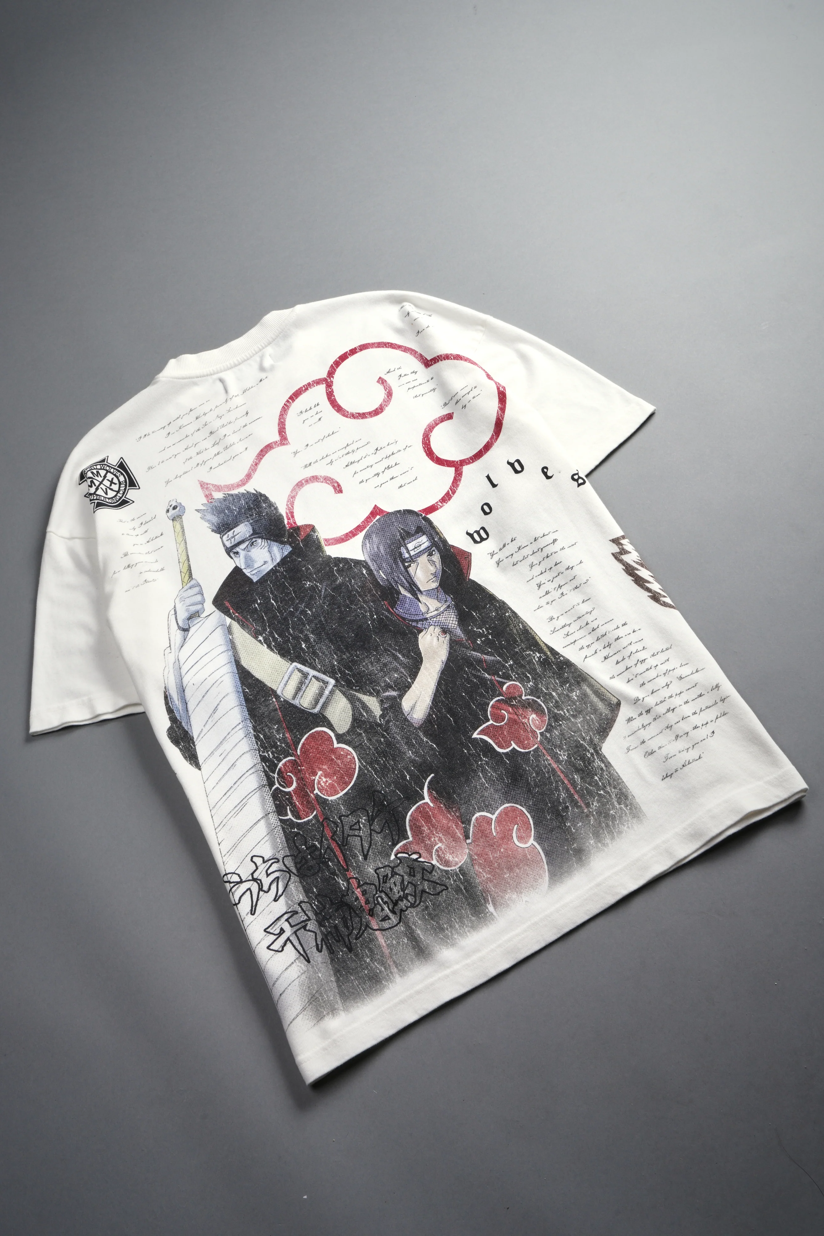 Darc Ninja Premium Oversized Tee in Cream - Image 16