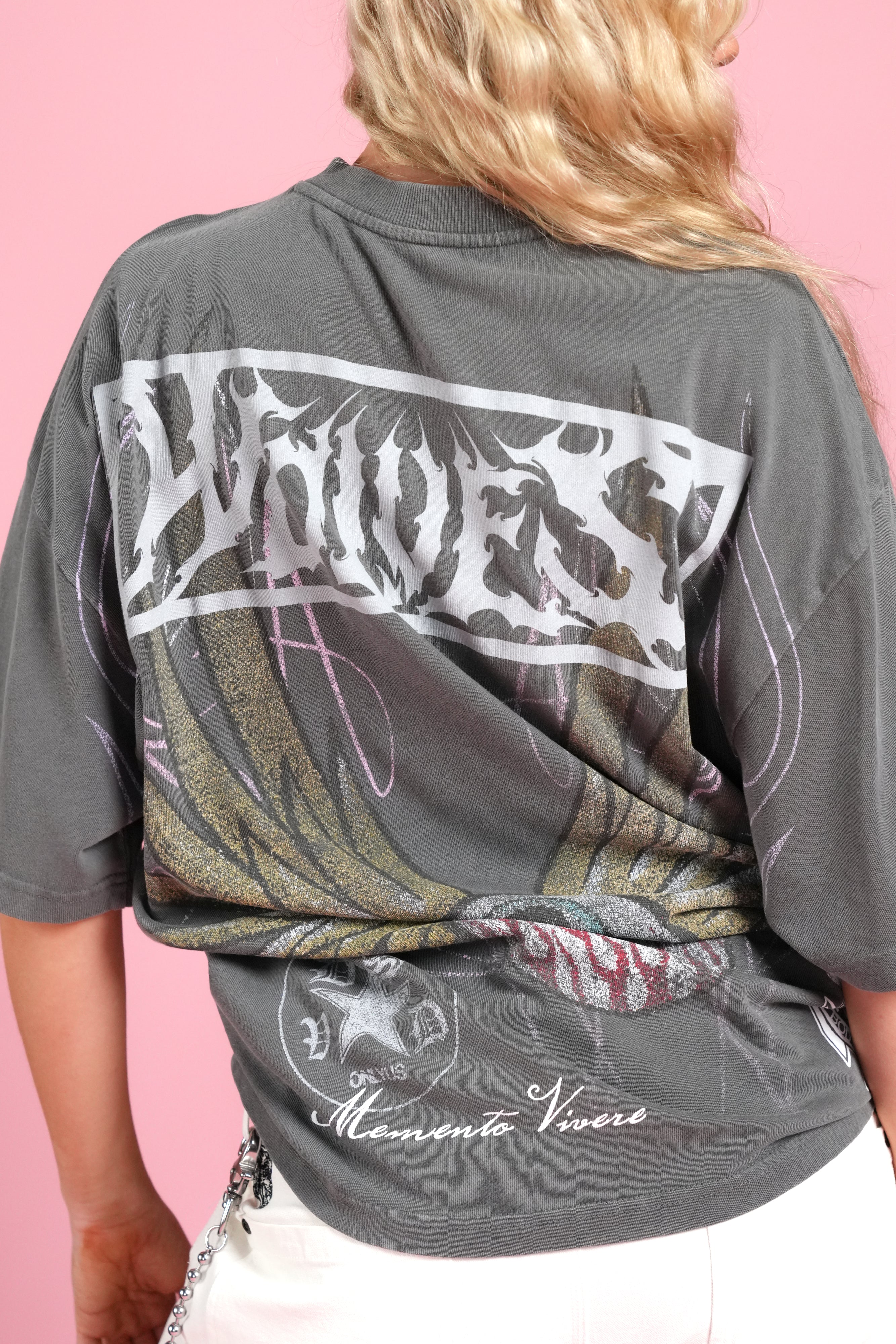 Darc Omen "Side-By-Side" Series Premium Tee in Slate Gray - Image 14
