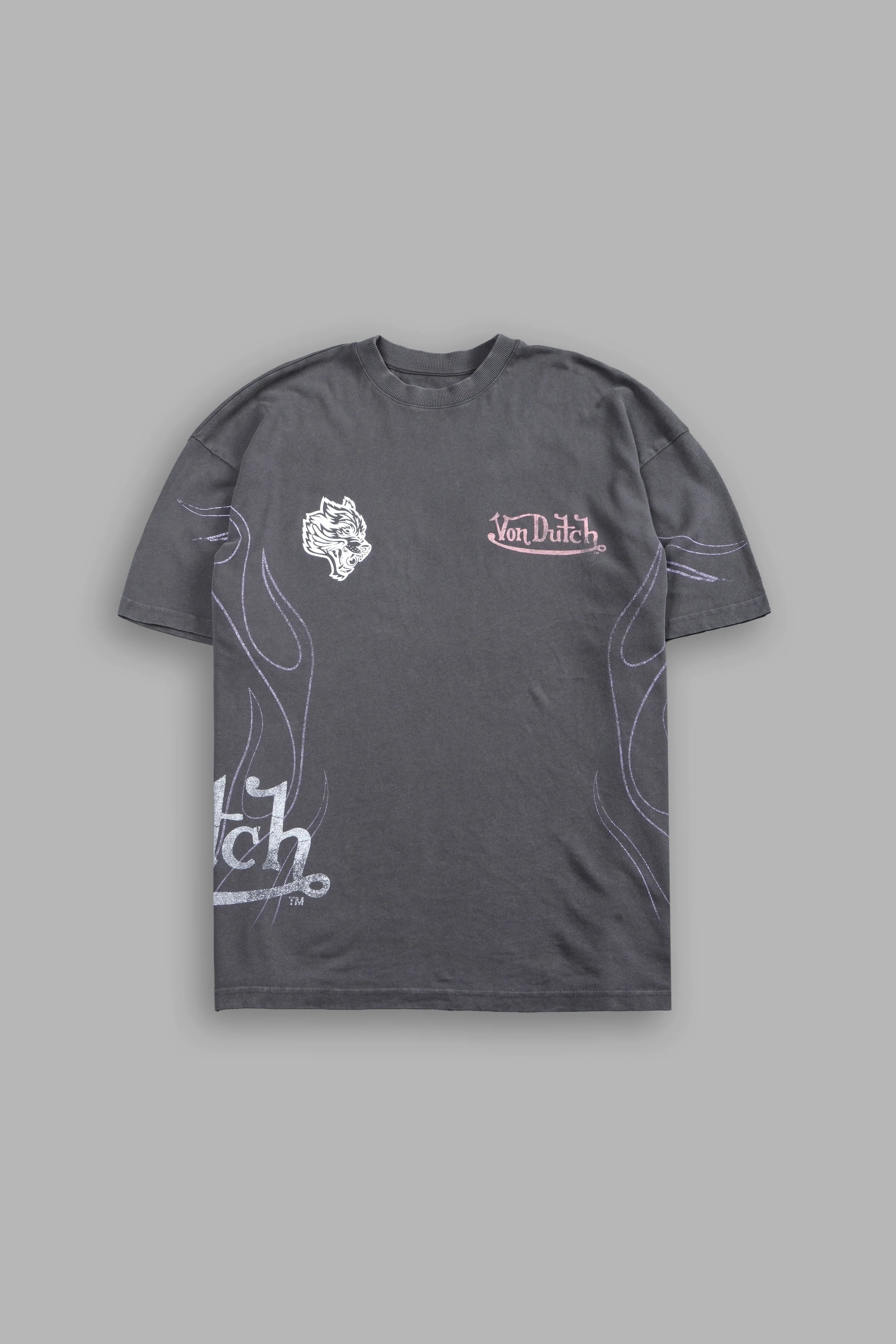 Darc Omen "Side-By-Side" Series Premium Tee in Slate Gray - Image 3