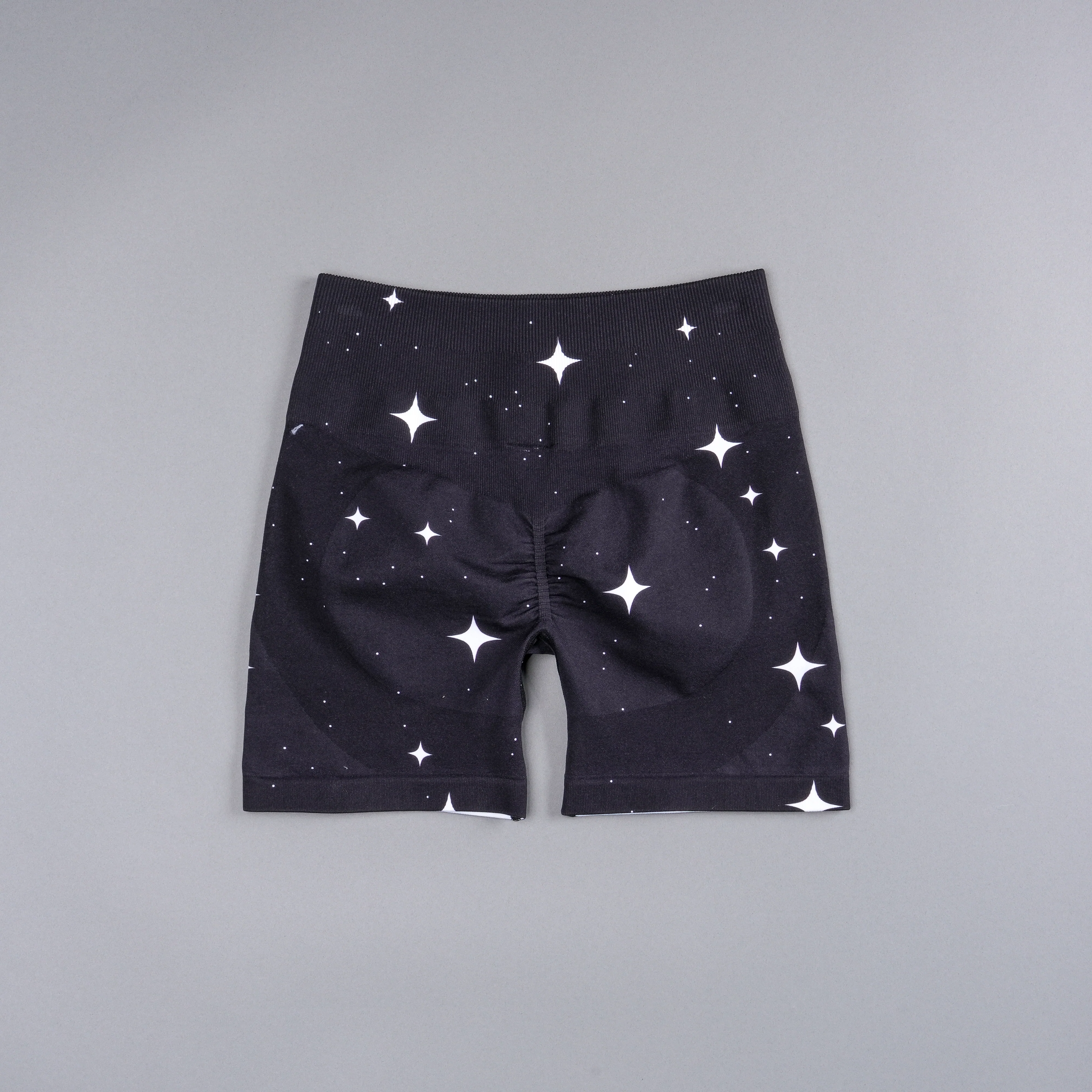 Darc Script Everson Seamless "Training" Shorts in Black/White Starry Night - Image 11