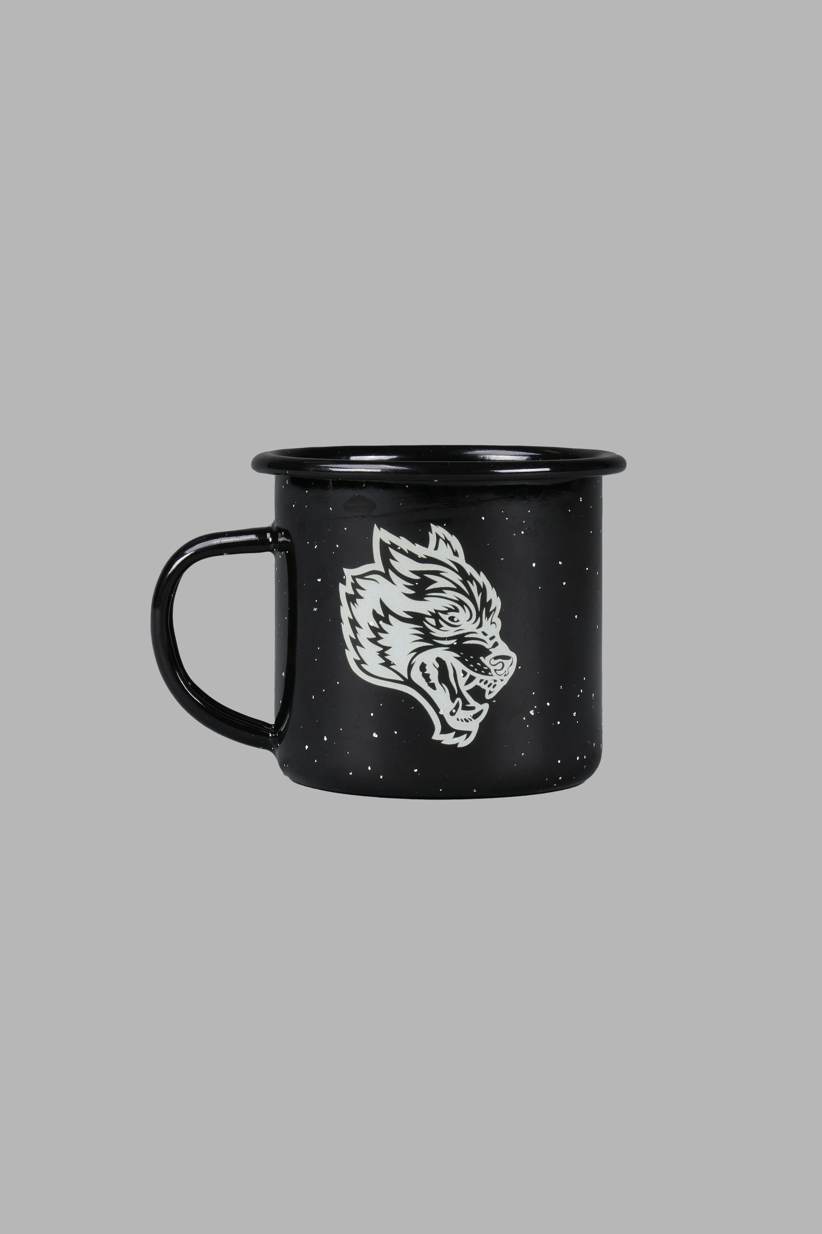 Darc Sport Wolf Head Camp Mug in Black - Image 2