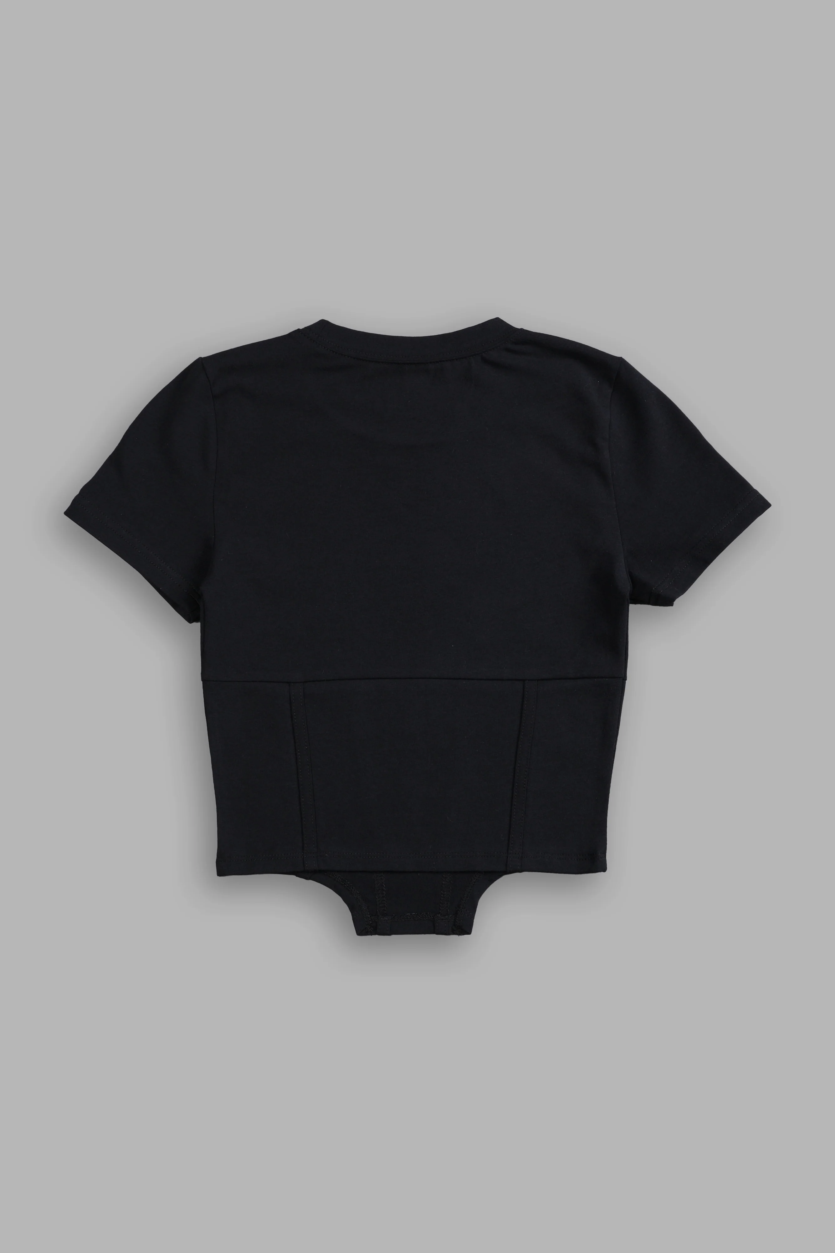 Darc Star Salem Corset Tee in Black - Image 4