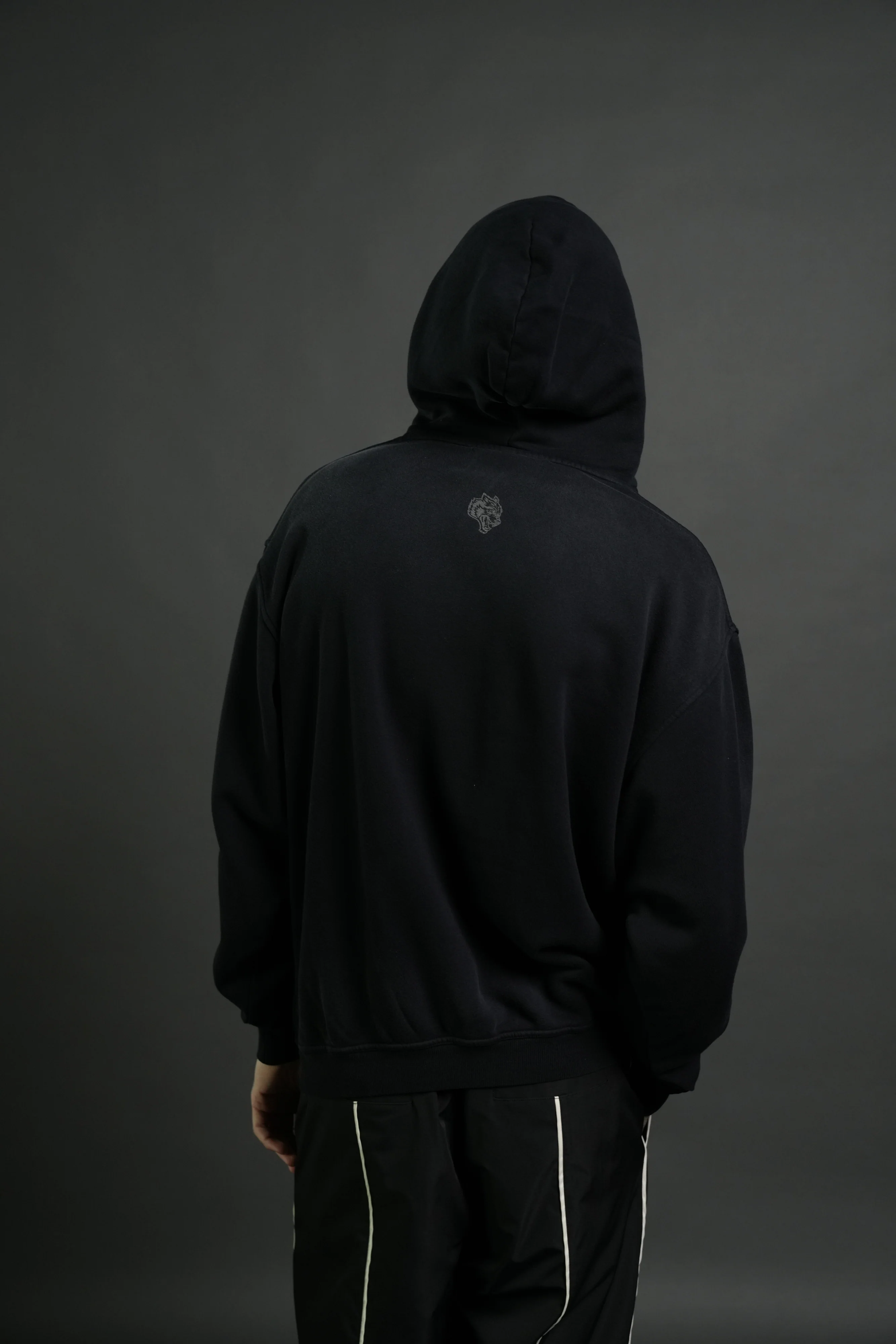 Darc Tusk "Pierce" Hoodie in Black Sun Fade - Image 2