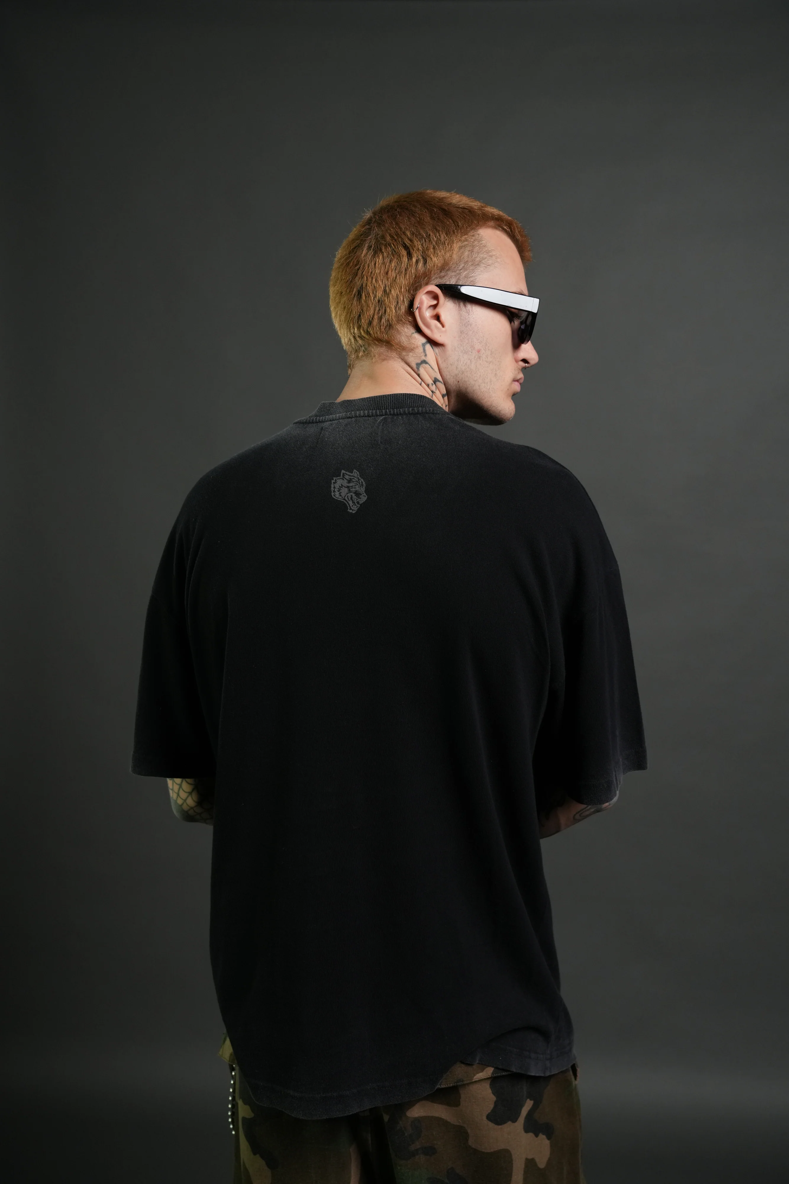 Darc Tusk Premium Oversized Tee in Black - Image 2