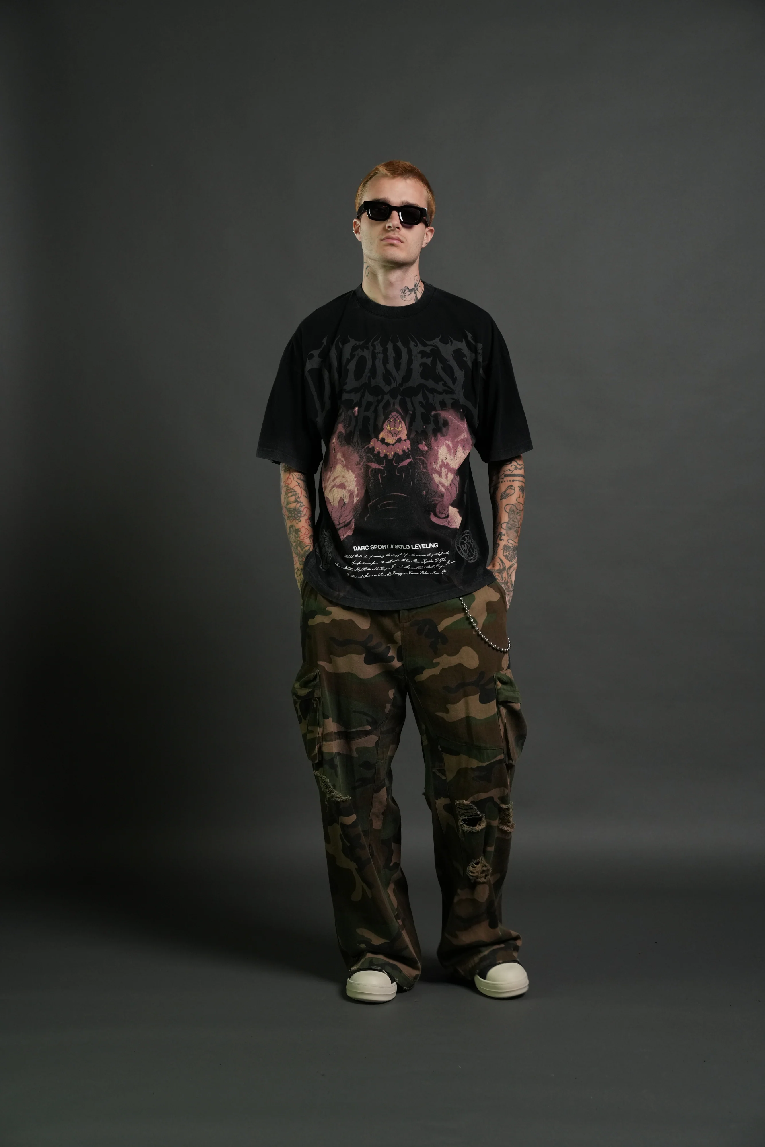 Darc Tusk Premium Oversized Tee in Black - Image 5