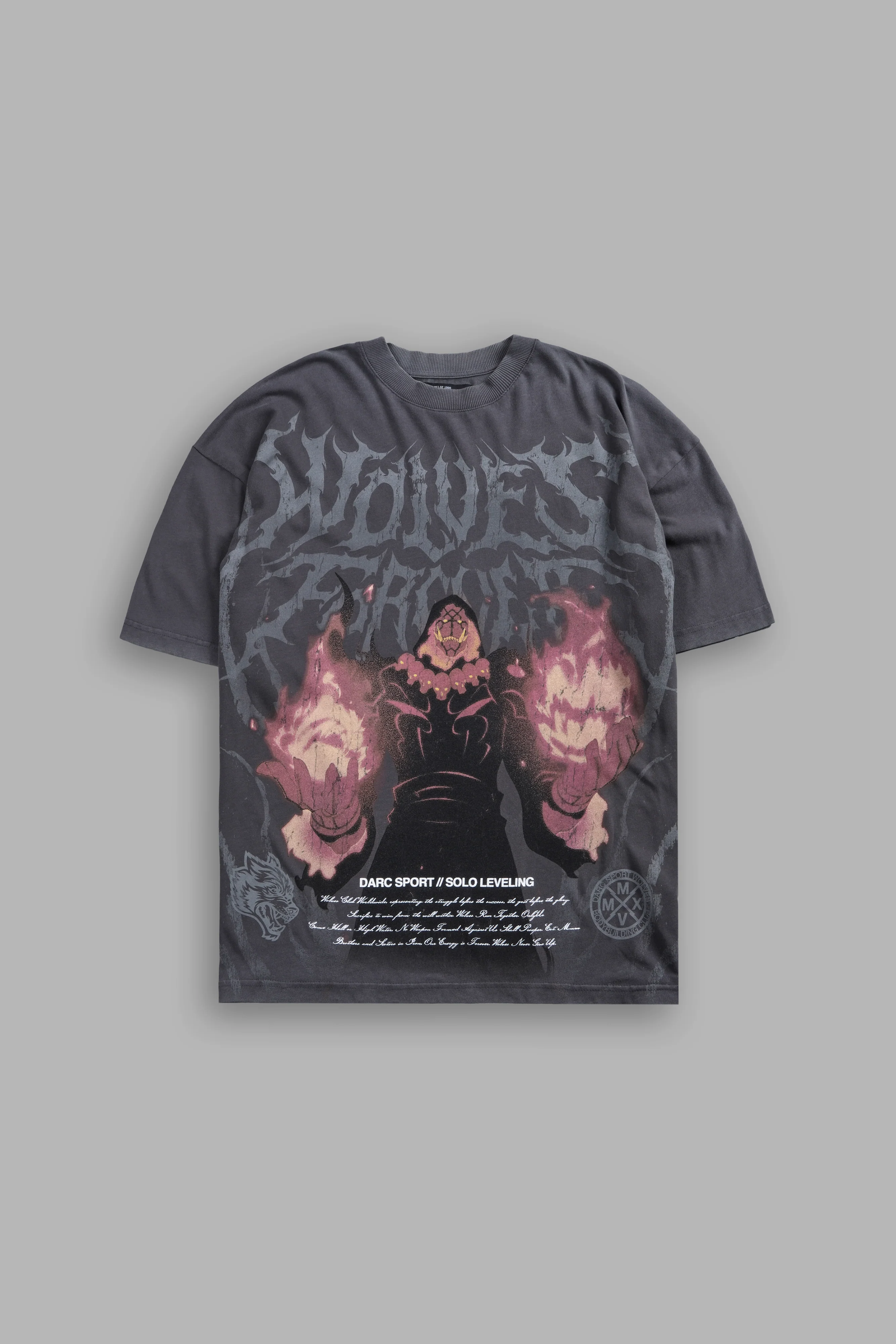 Darc Tusk Premium Oversized Tee in Wolf Gray