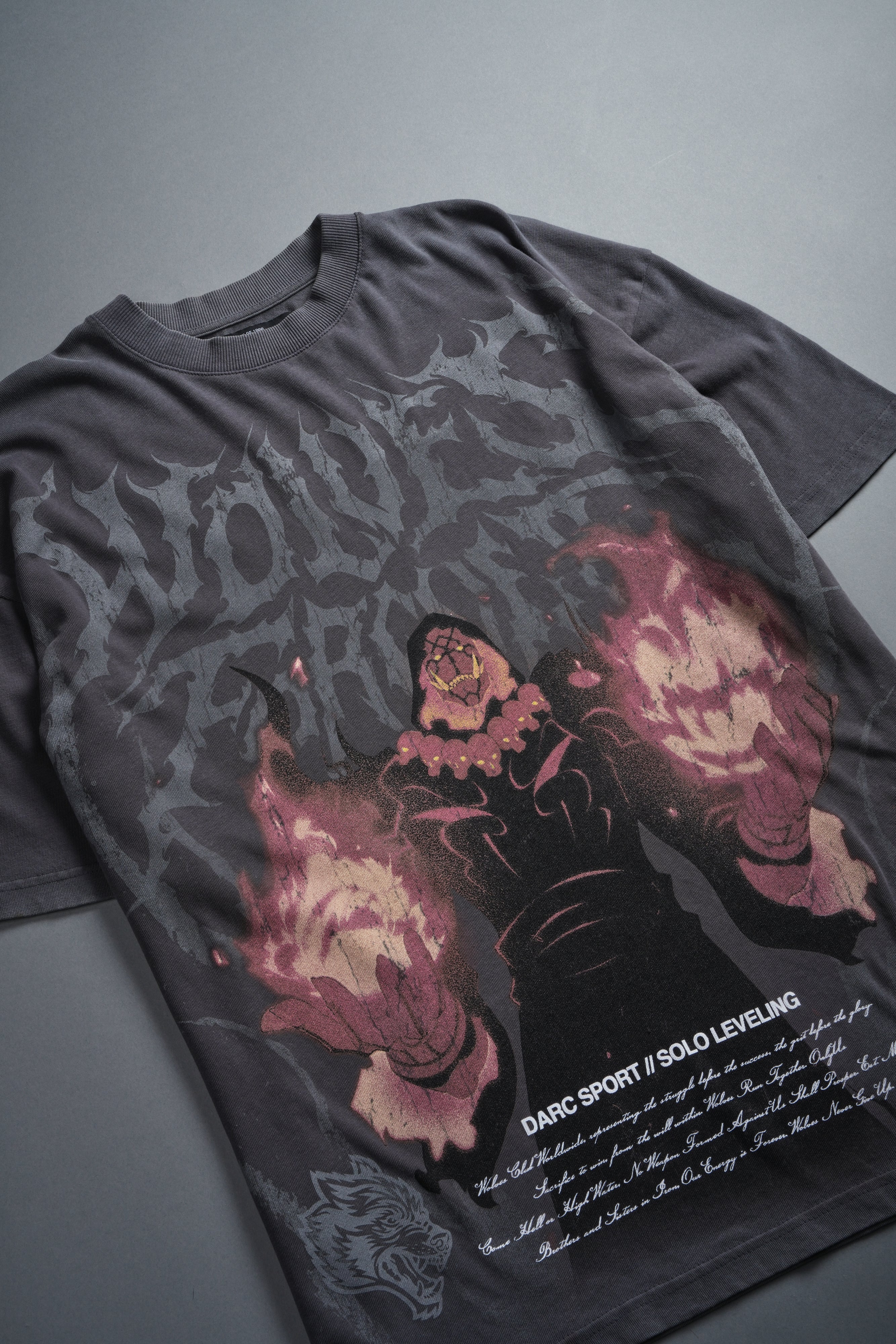 Darc Tusk Premium Oversized Tee in Wolf Gray - Image 11