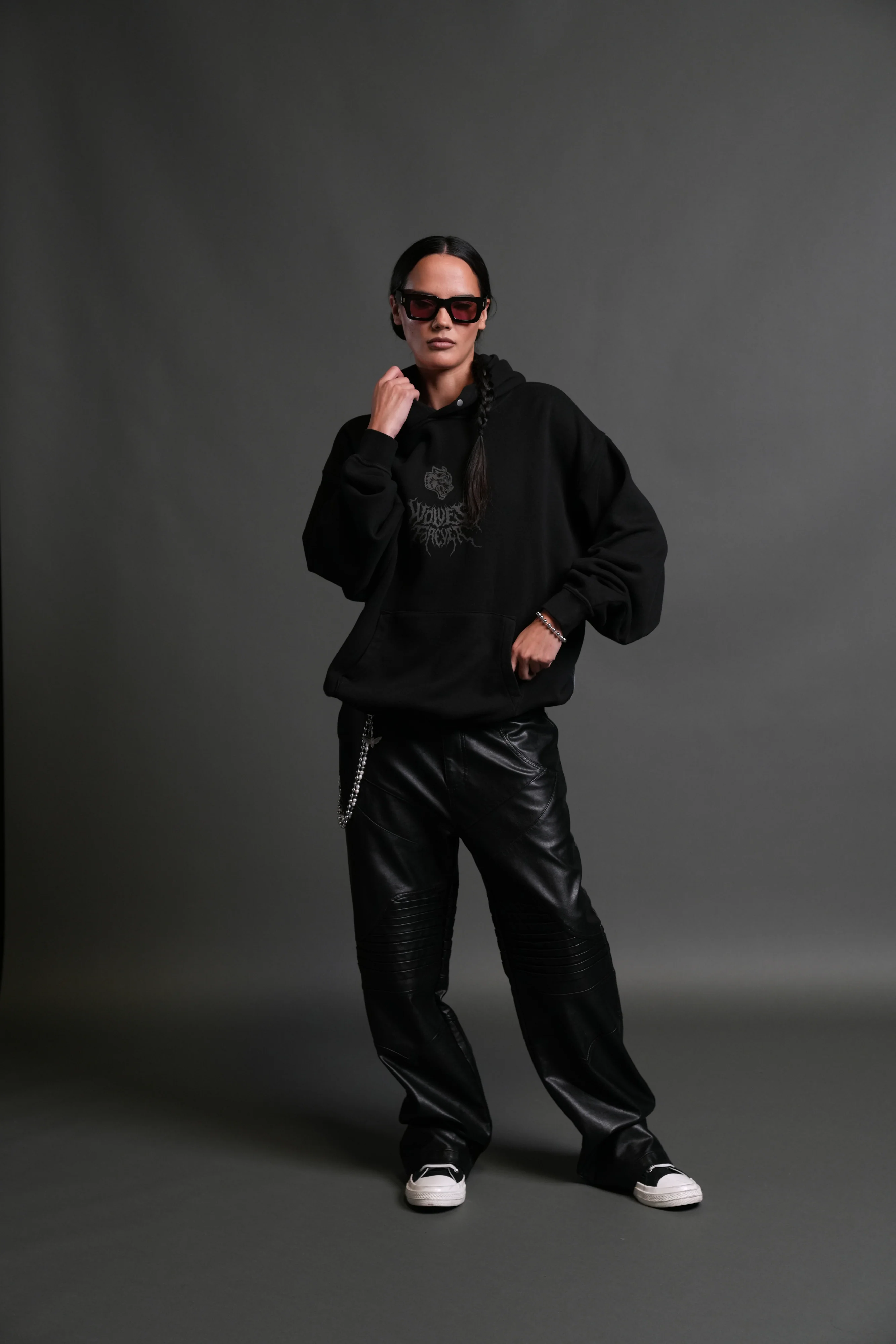 Dark Fate "Pierce" Hoodie in Black - Image 5