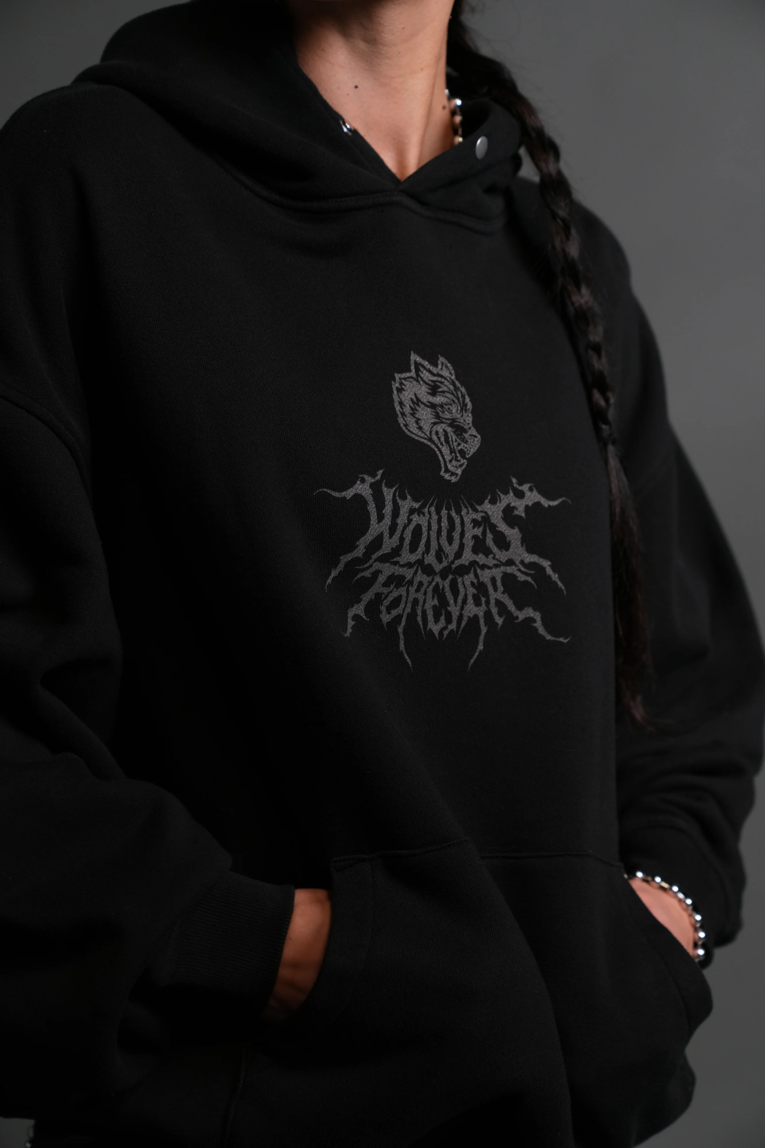 Dark Fate "Pierce" Hoodie in Black - Image 7