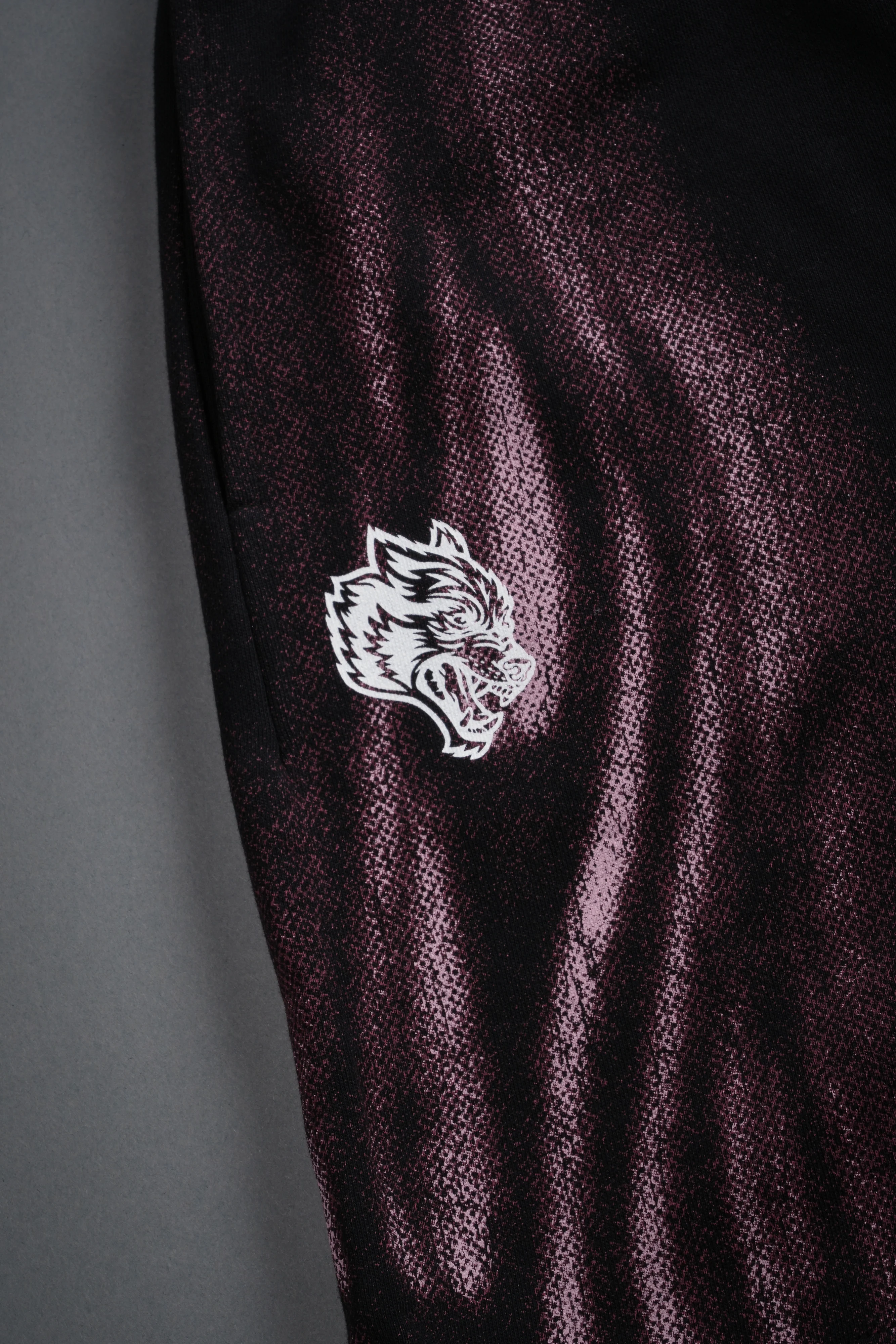 Dark Flame Oversized Post Lounge Sweat Shorts in Black - Image 5