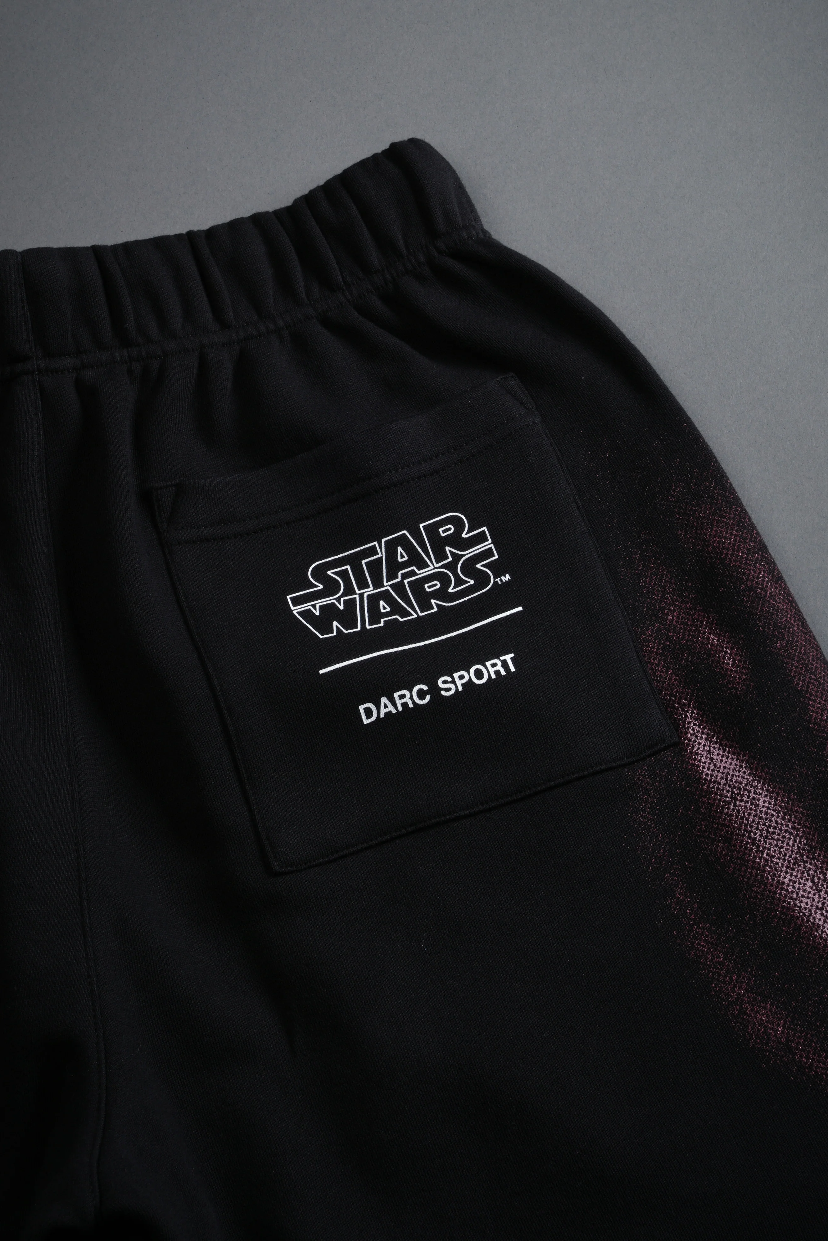 Dark Flame Oversized Post Lounge Sweat Shorts in Black - Image 6