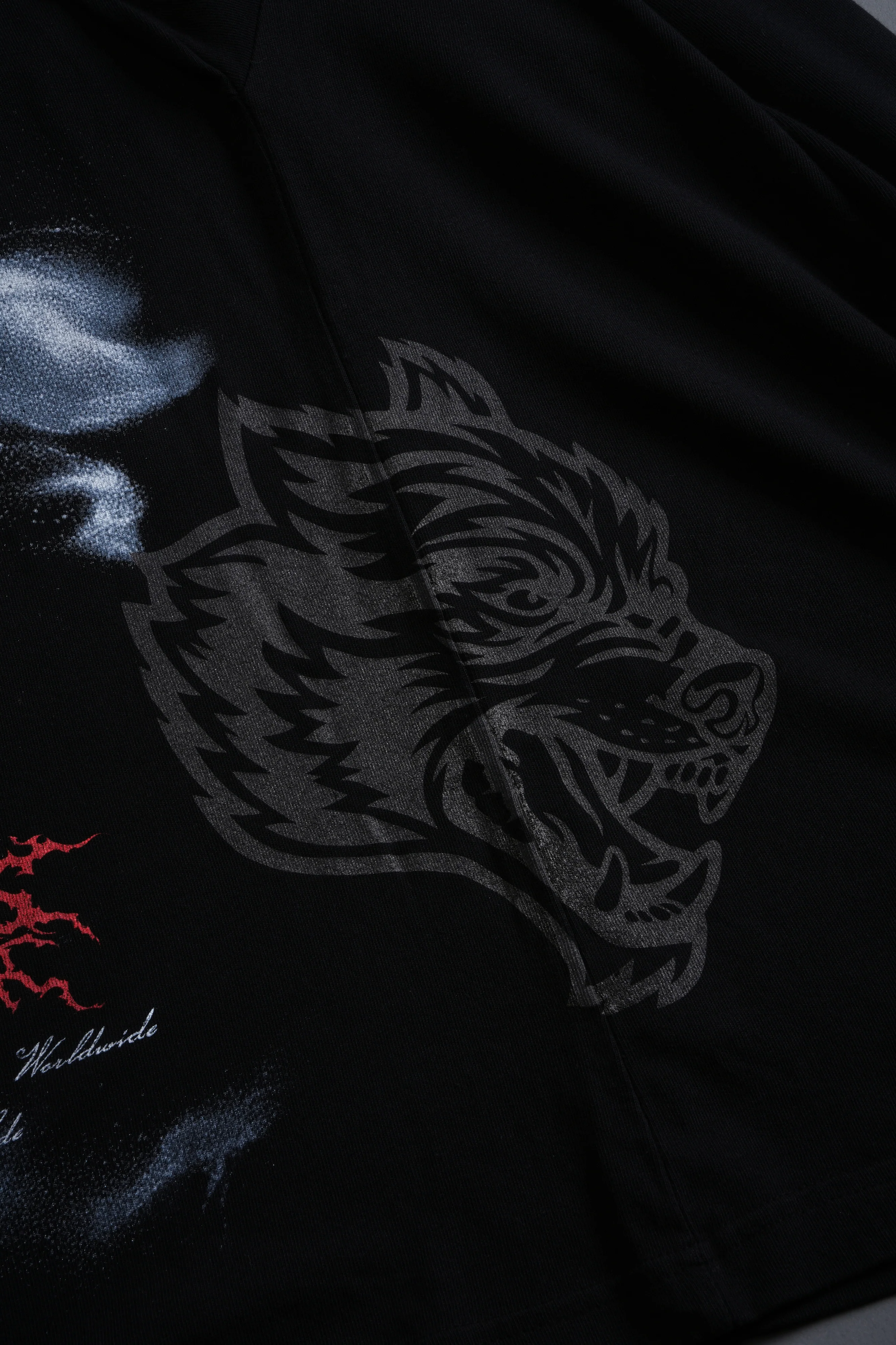 Dark Legacy "Side By Side" Series Premium Oversized Tee in Black - Image 10