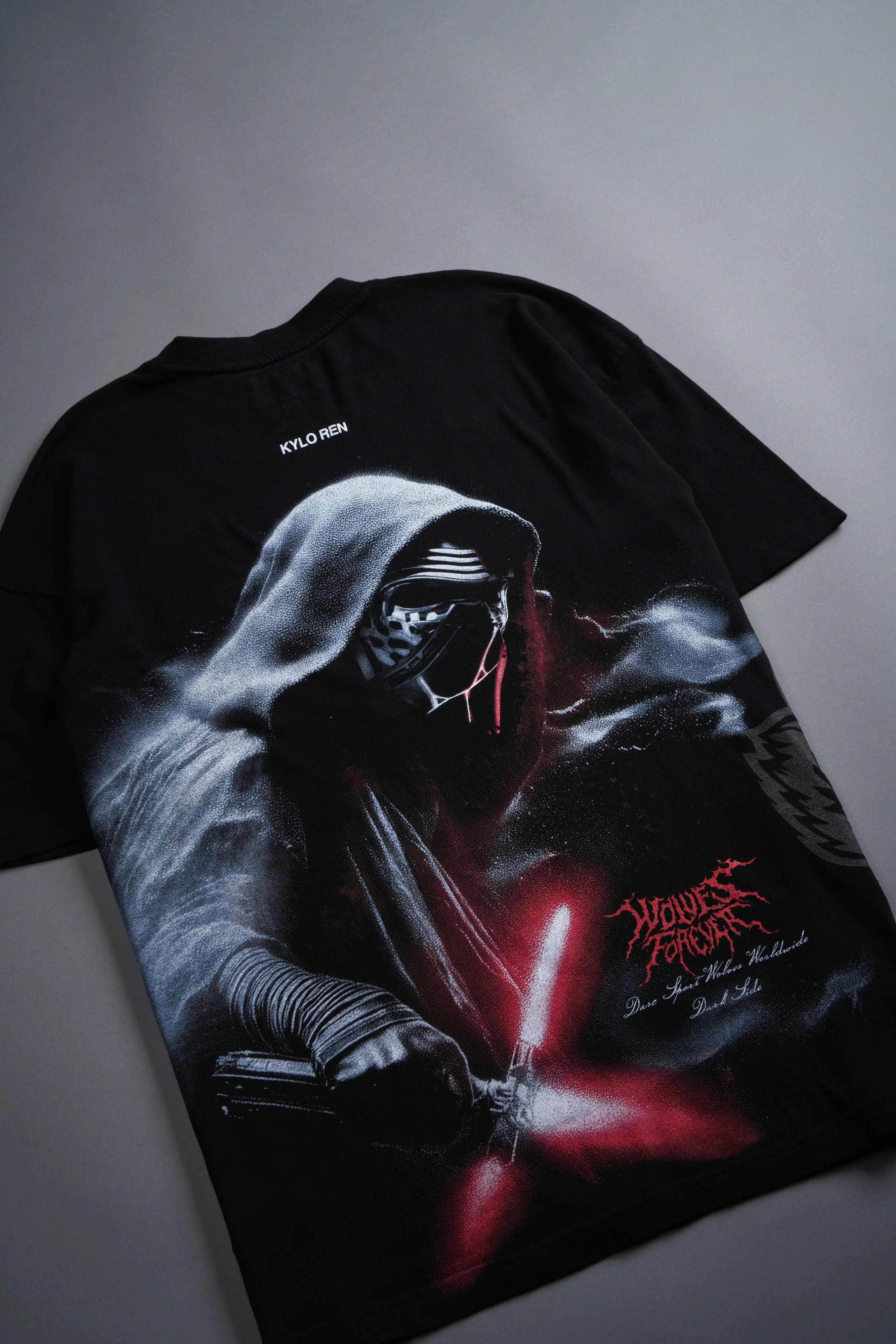 Dark Legacy "Side By Side" Series Premium Oversized Tee in Black - Image 8