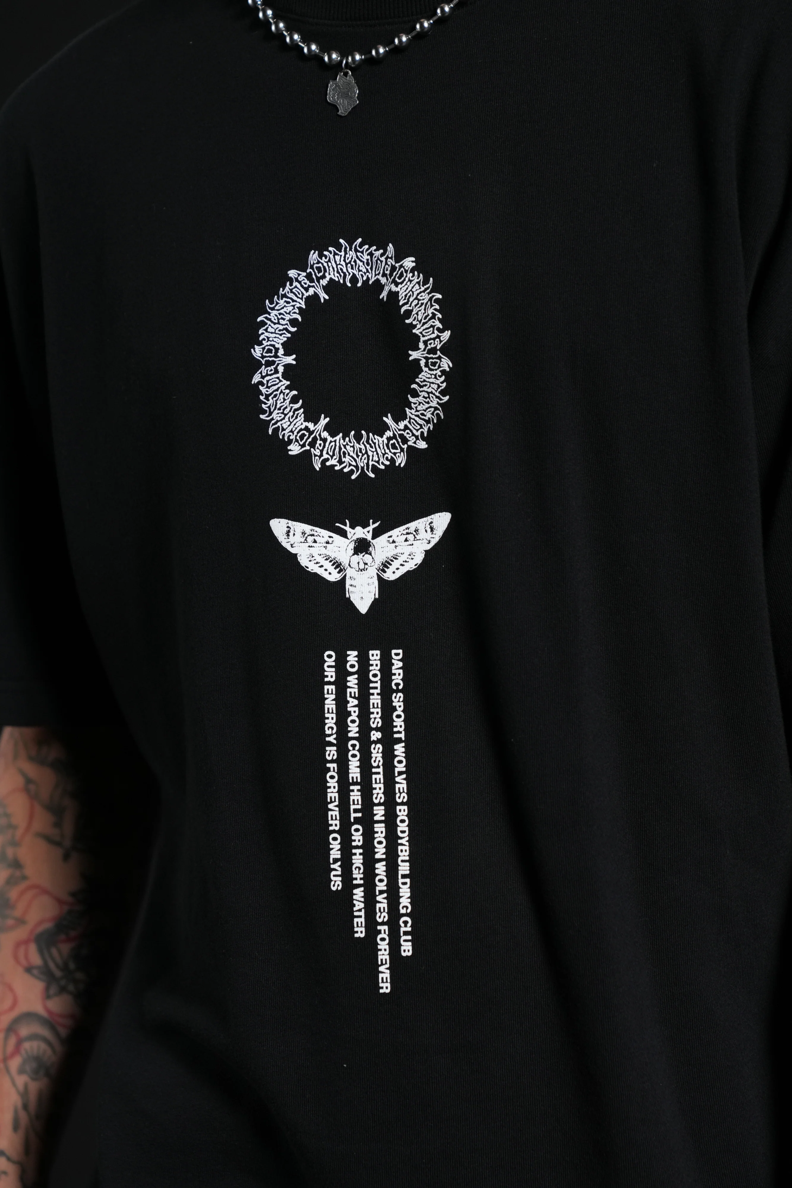 Dark Side Frvr Premium Oversized Tee in Black - Image 7