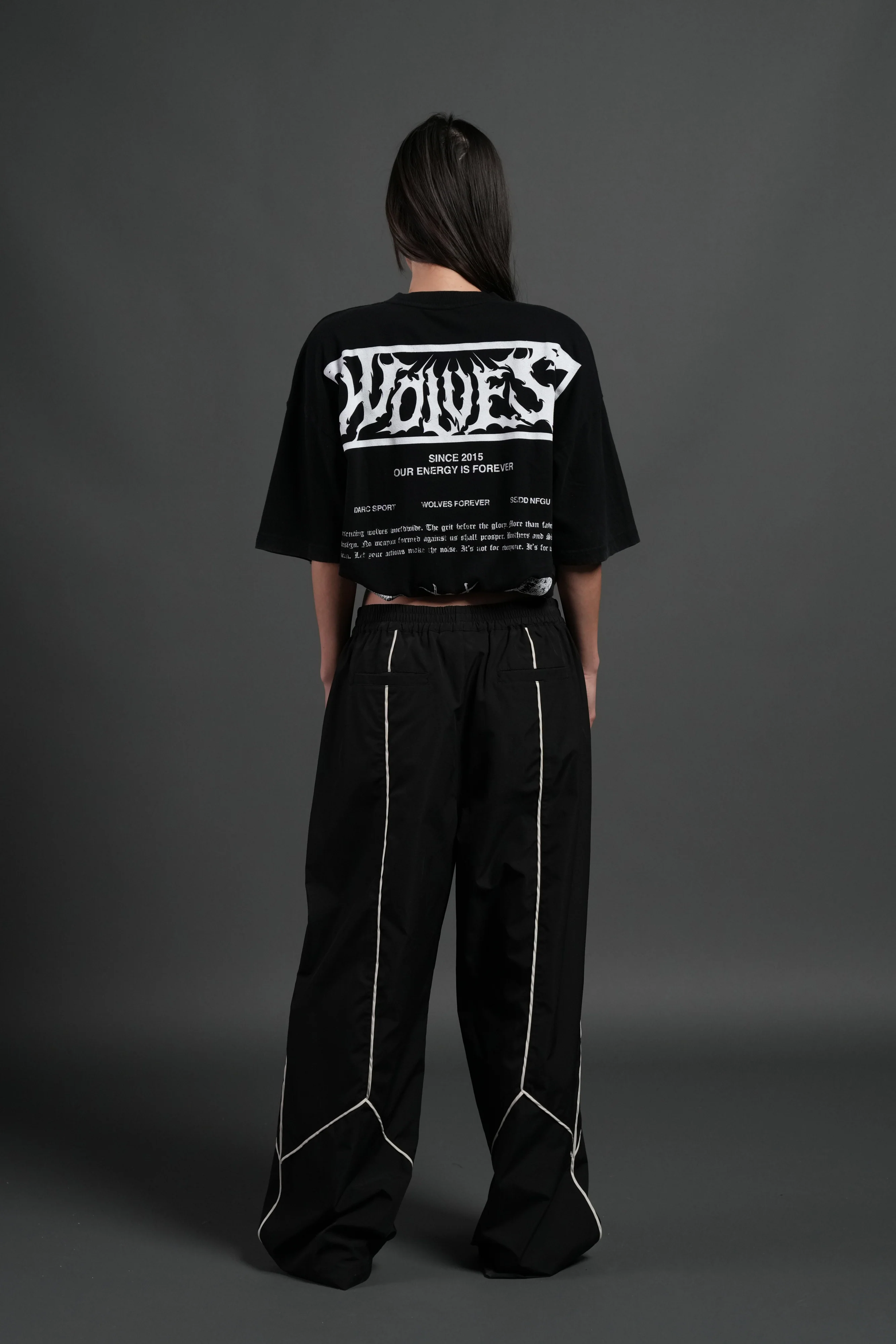 Death's-Head Premium Oversized Tee in Black - Image 6