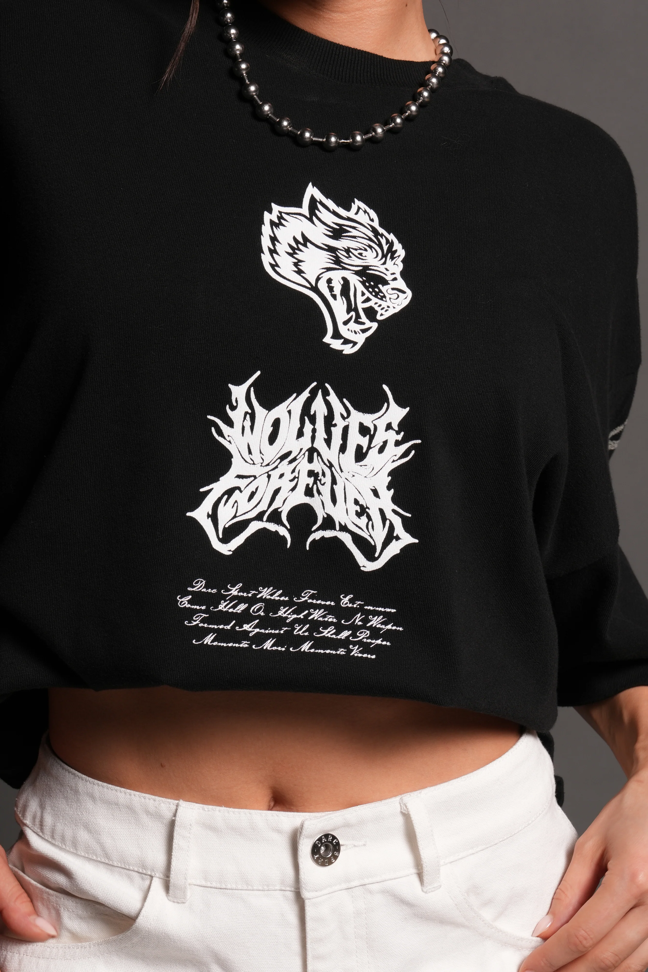 Deidara Premium Oversized Tee in Black - Image 14