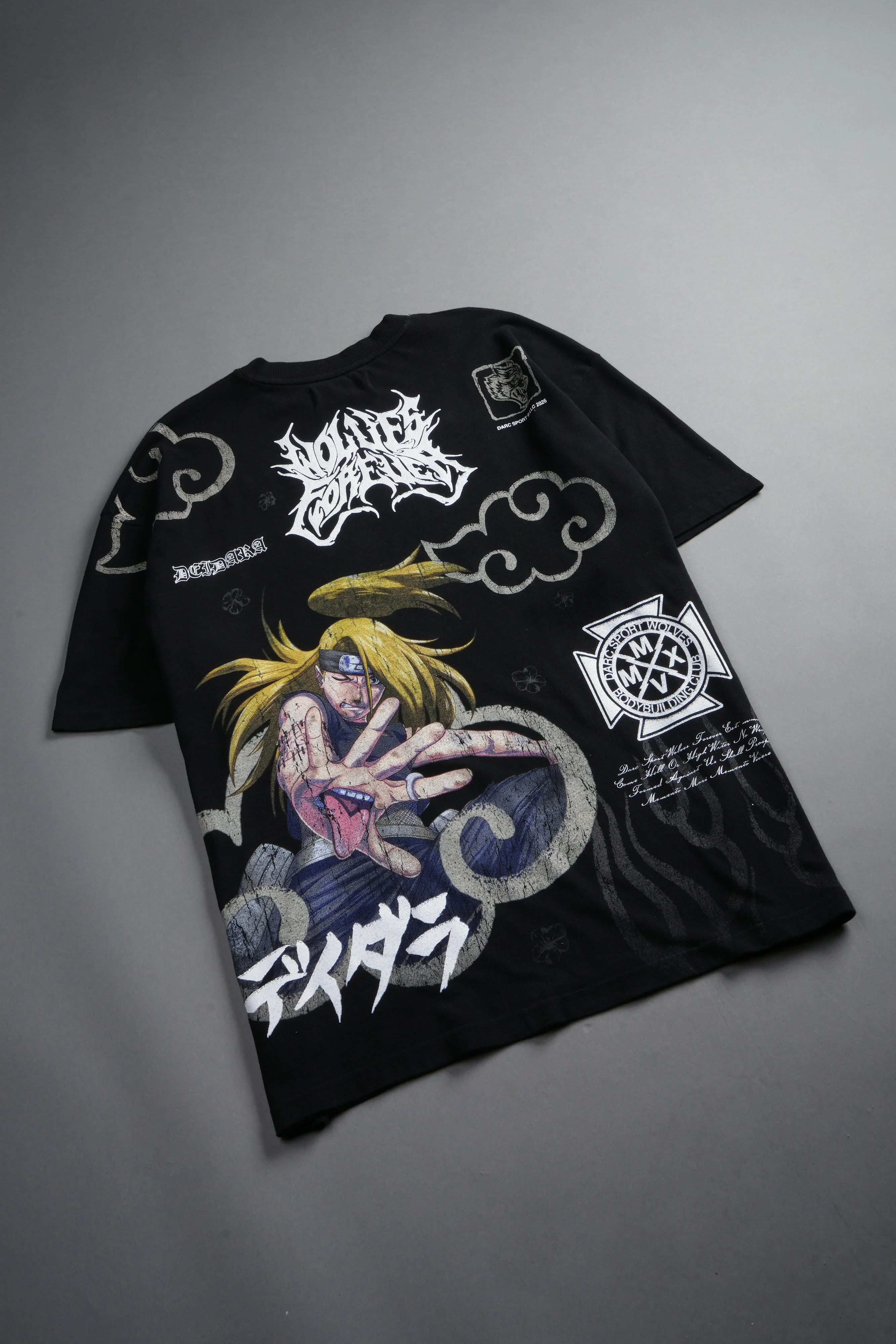 Deidara Premium Oversized Tee in Black - Image 17