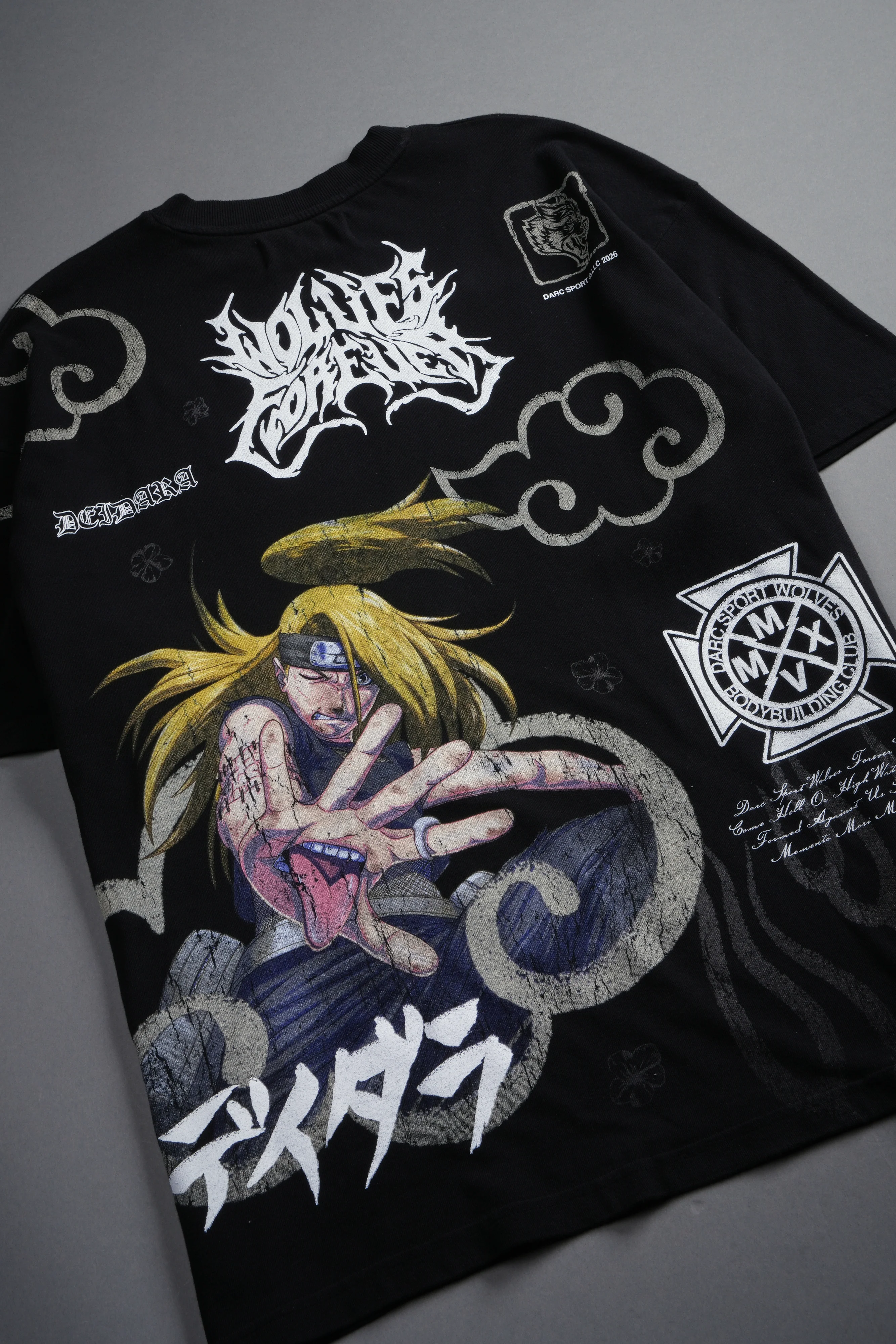 Deidara Premium Oversized Tee in Black - Image 18