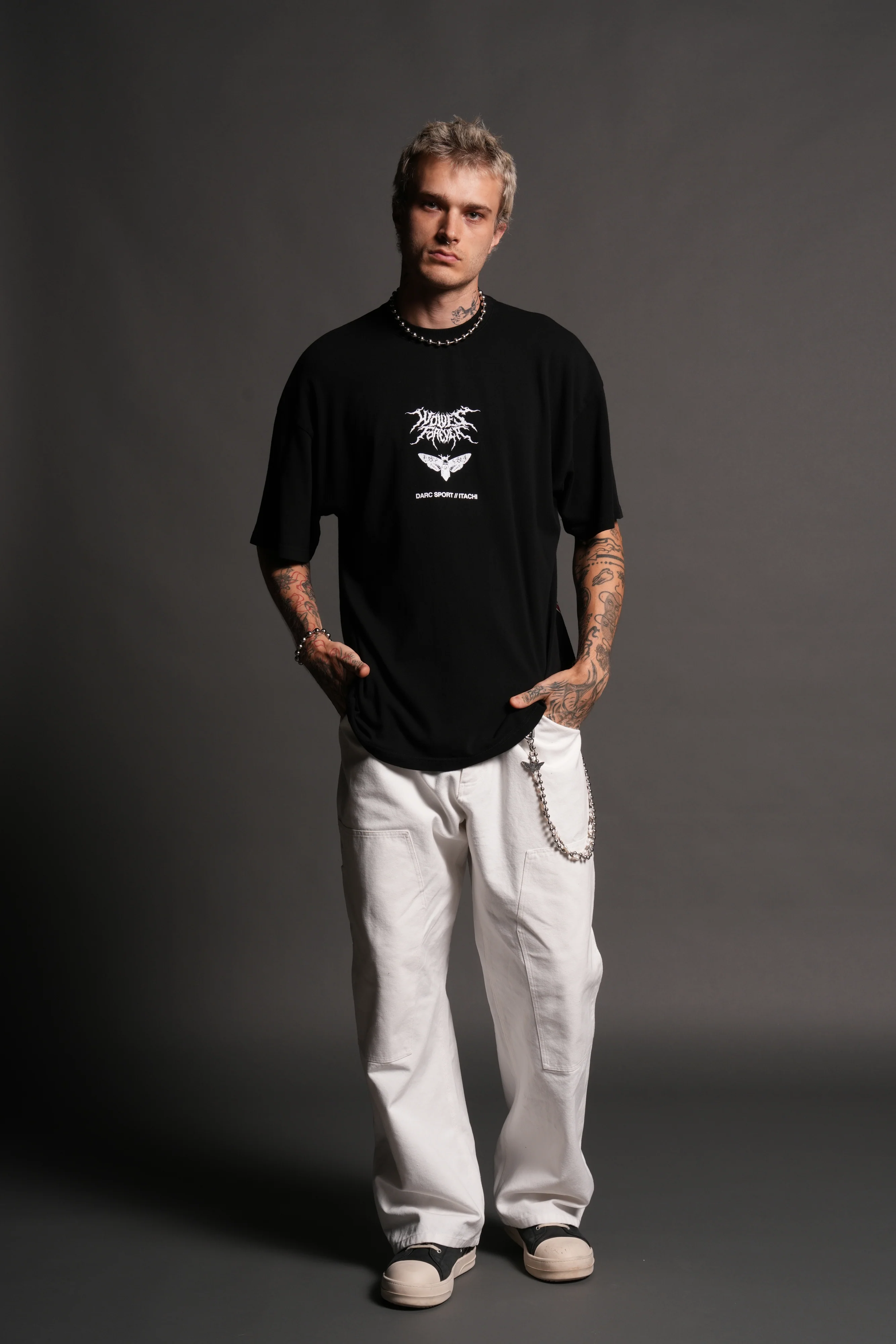 Deidara Premium Oversized Tee in Black - Image 6