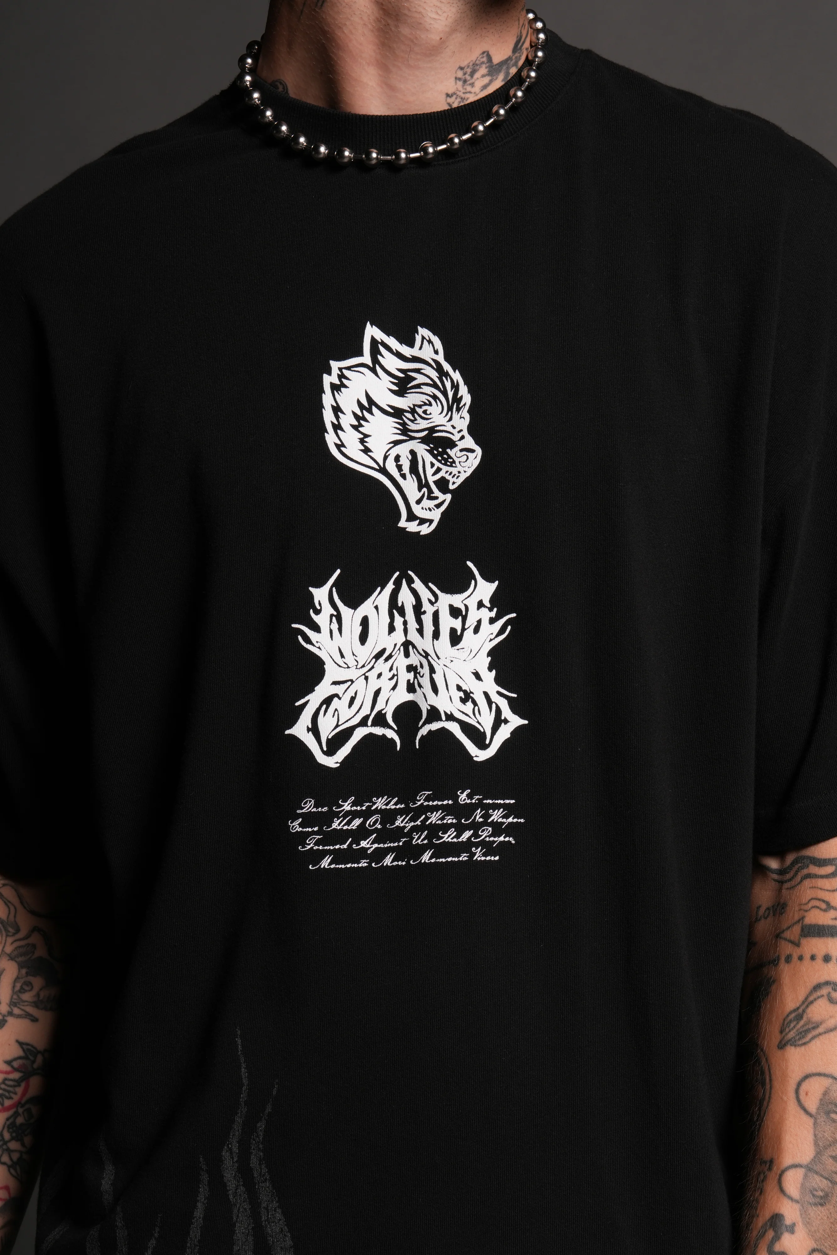 Deidara Premium Oversized Tee in Black - Image 8