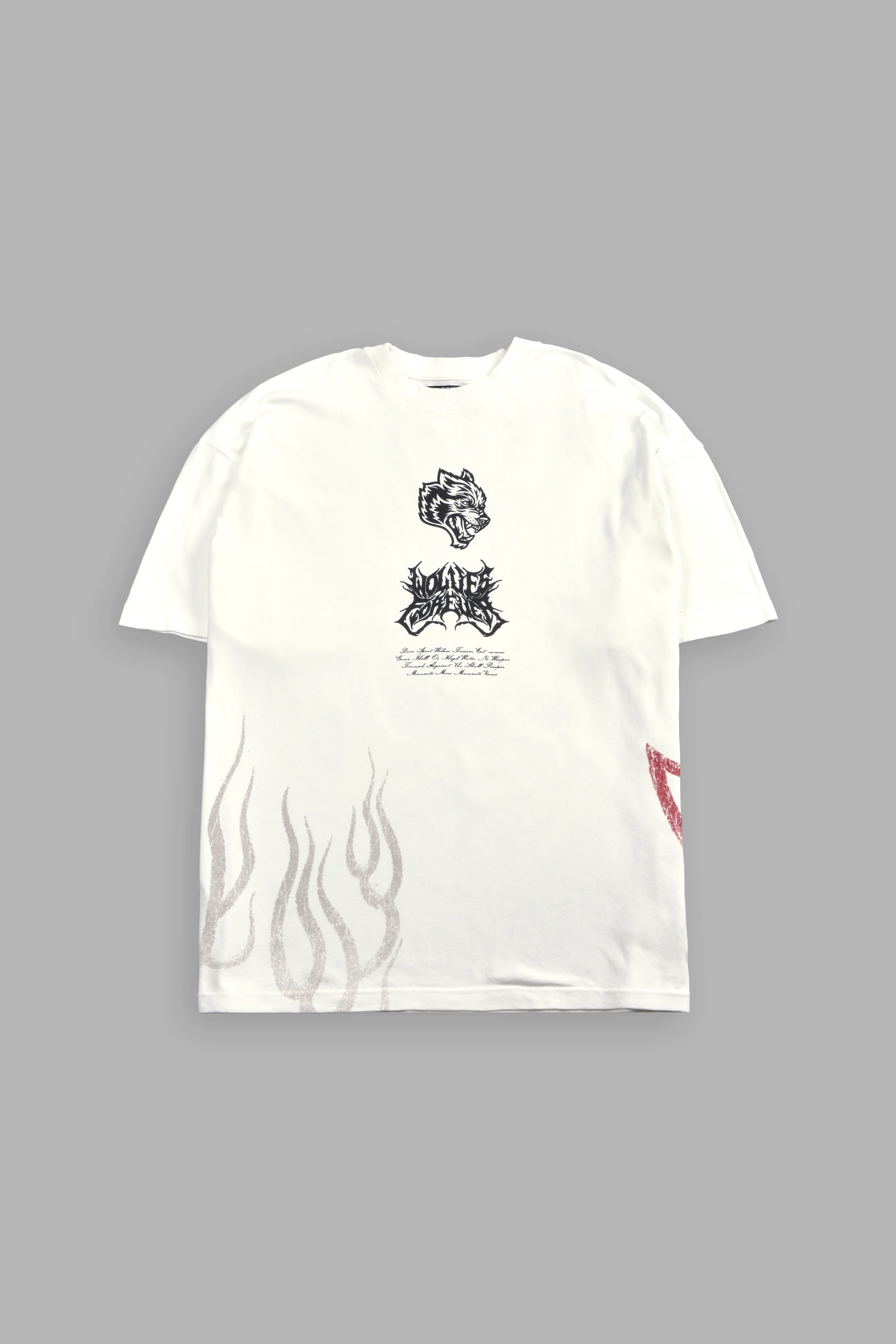 Deidara Premium Oversized Tee in Cream - Image 3
