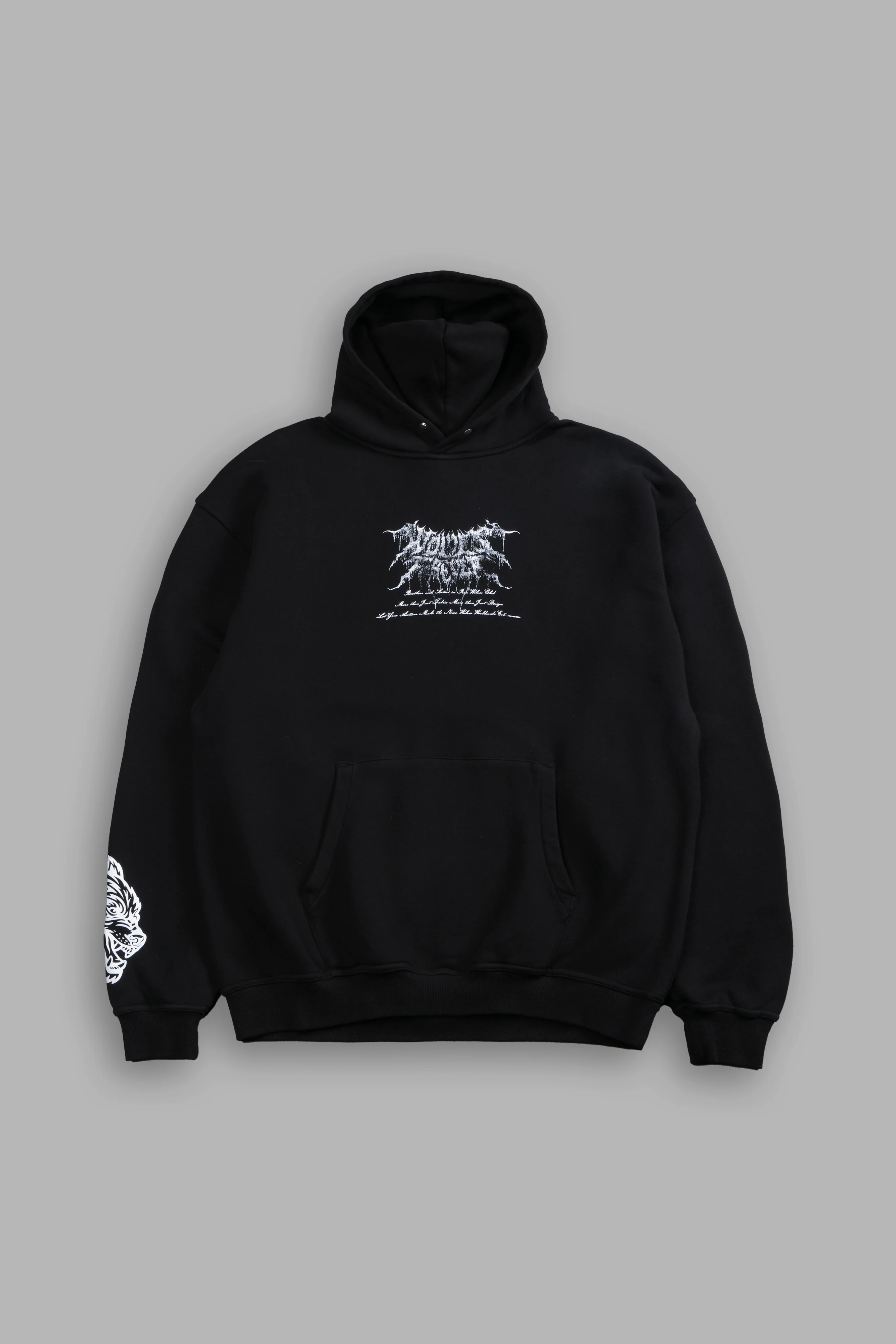 Demon Knight "Pierce" Hoodie in Black - Image 3