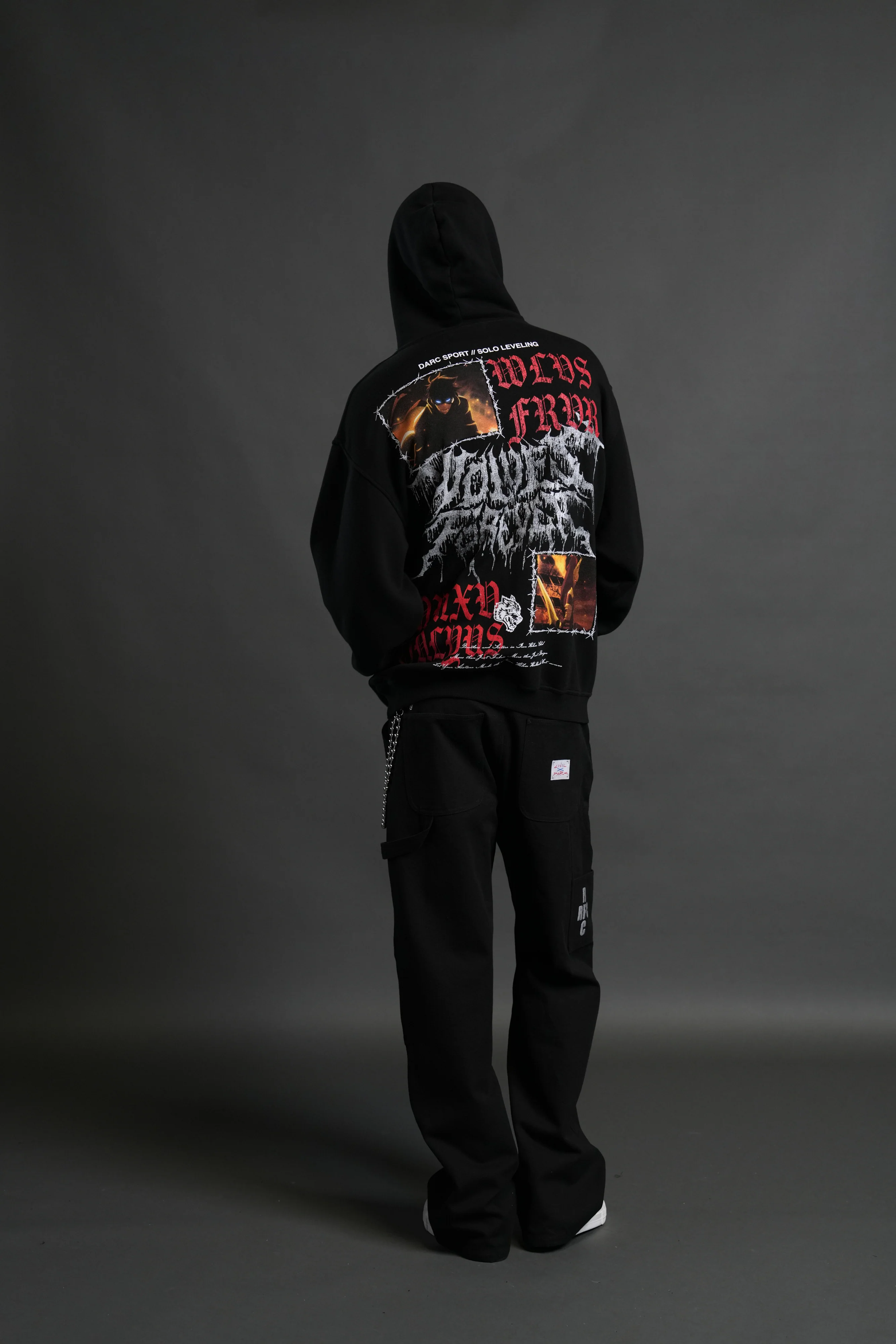 Demon Knight "Pierce" Hoodie in Black - Image 6