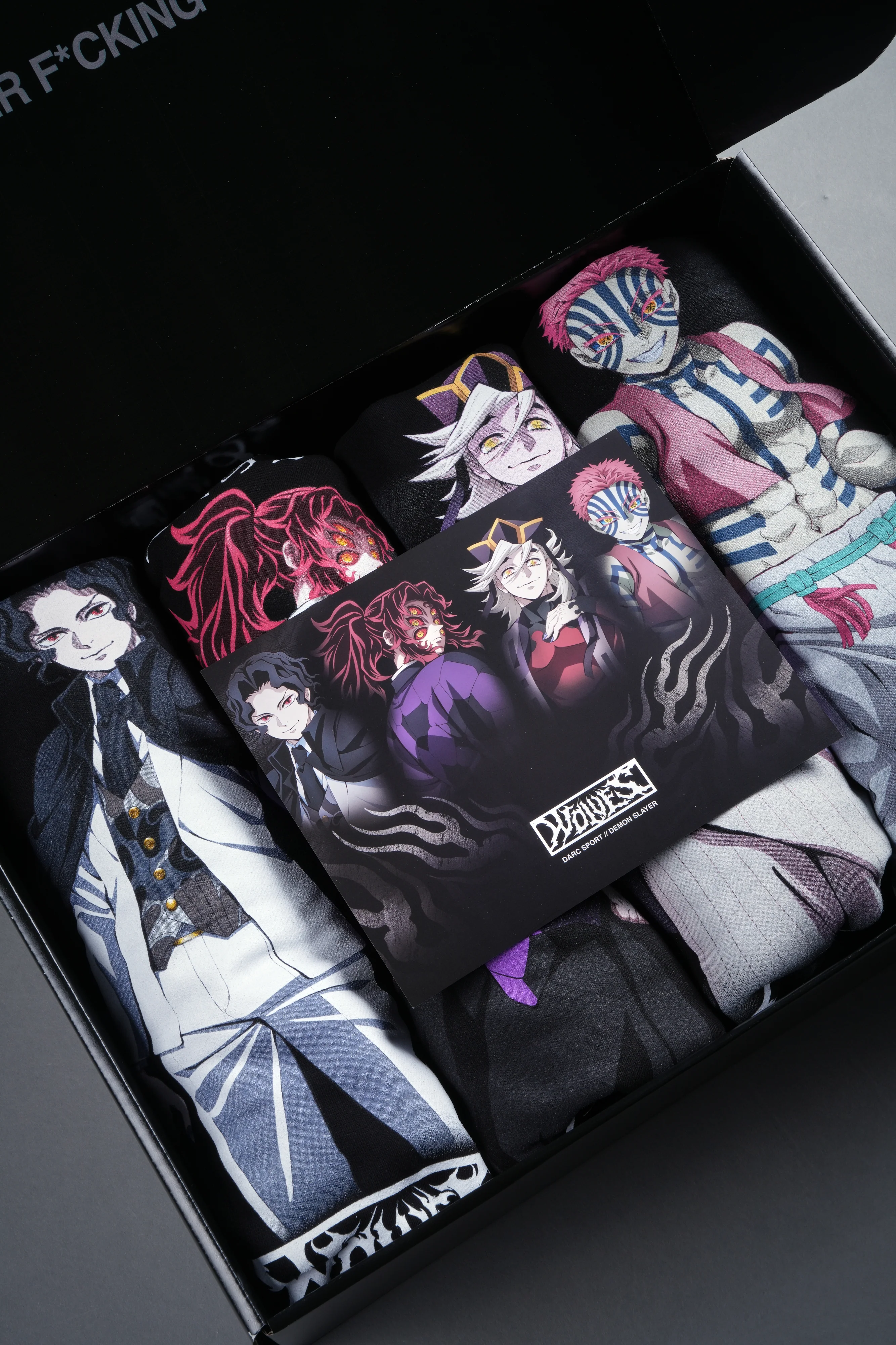 Demon Slayer "Side-By-Side" Hoodie Box Set in Black - Image 14