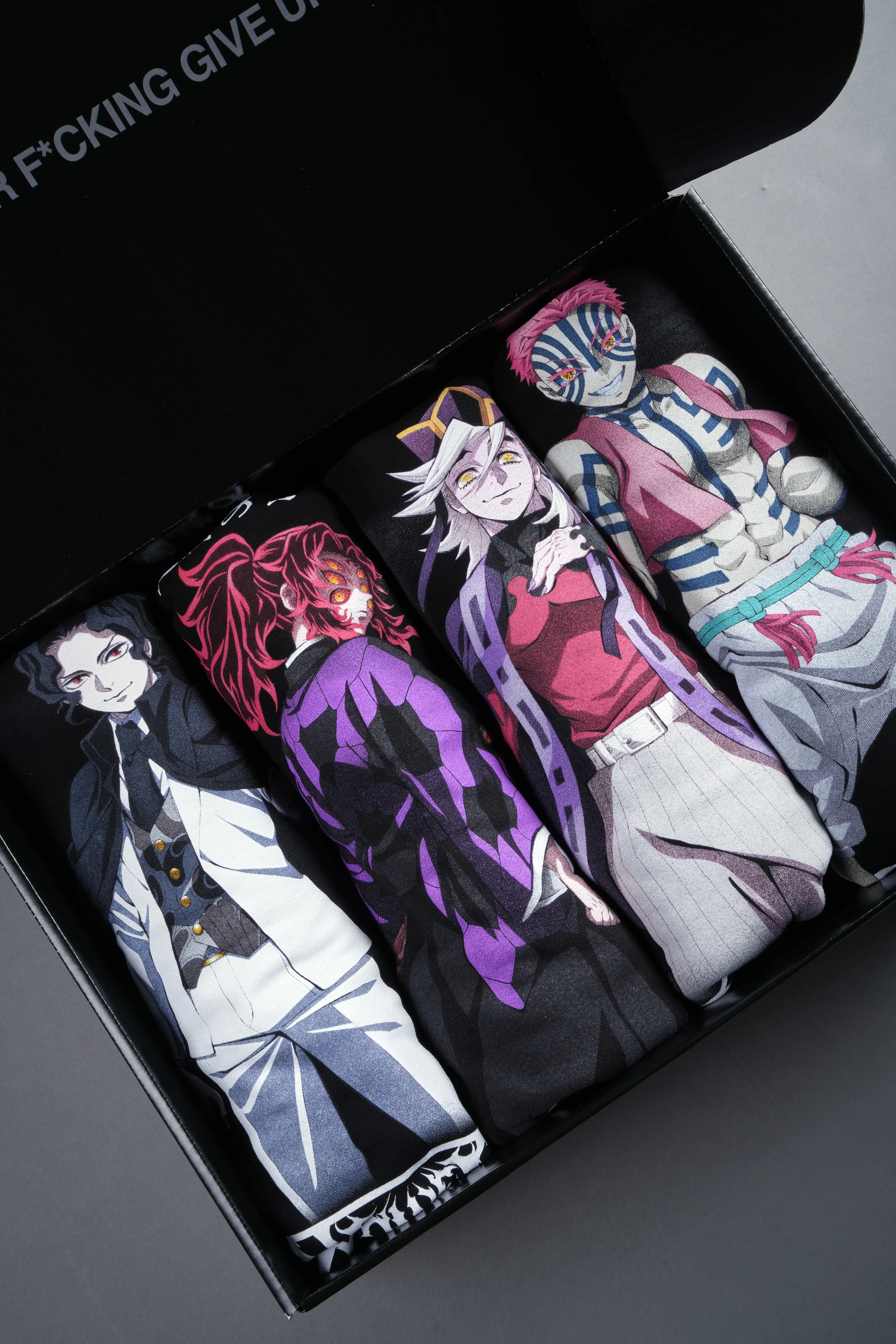 Demon Slayer "Side-By-Side" Hoodie Box Set in Black - Image 16