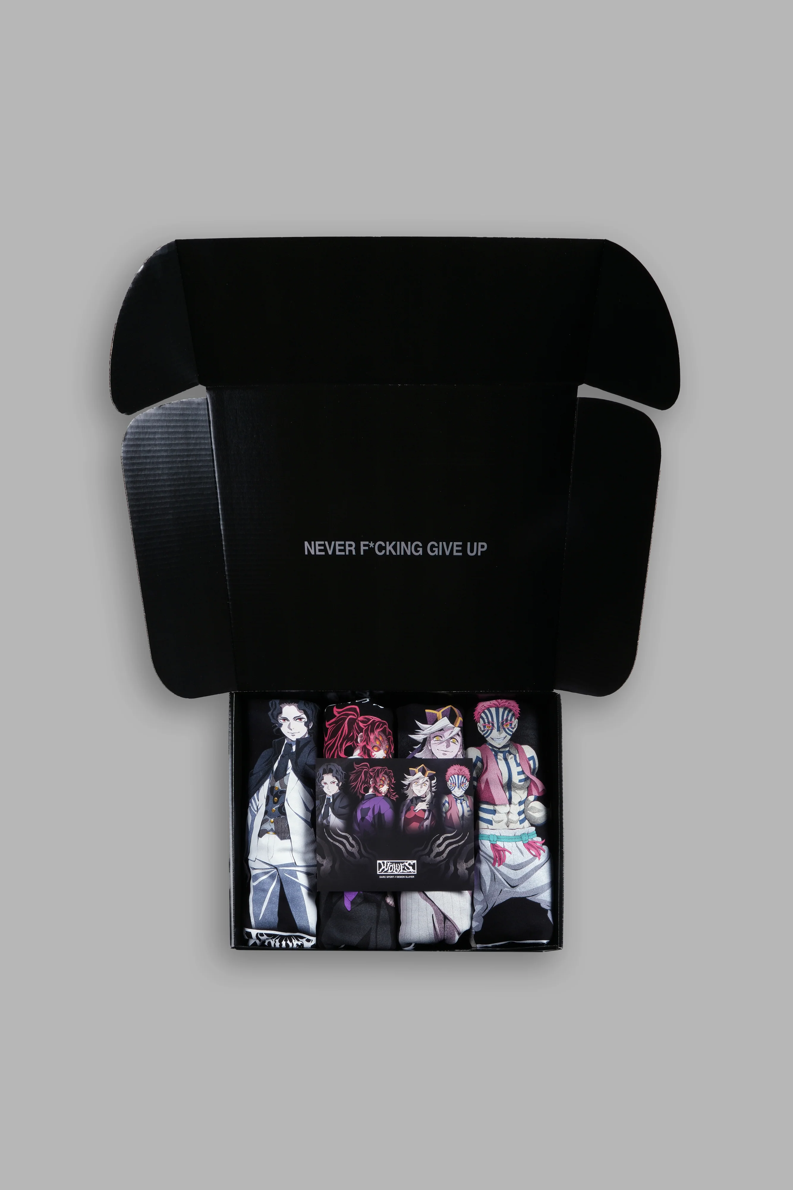 Demon Slayer "Side-By-Side" Hoodie Box Set in Black - Image 2