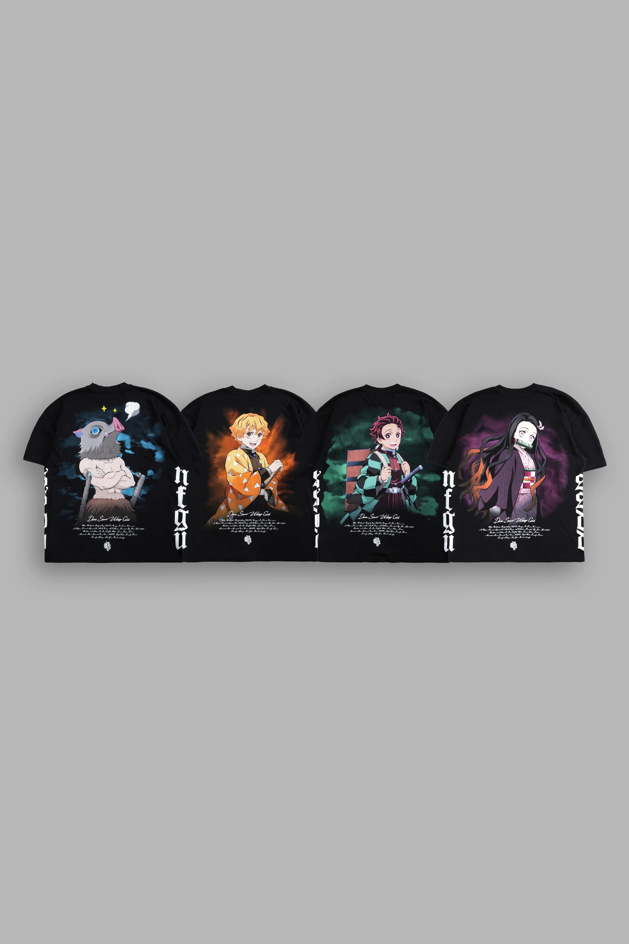 Demon Slayer "Side By Side" Tee Box Set in Black