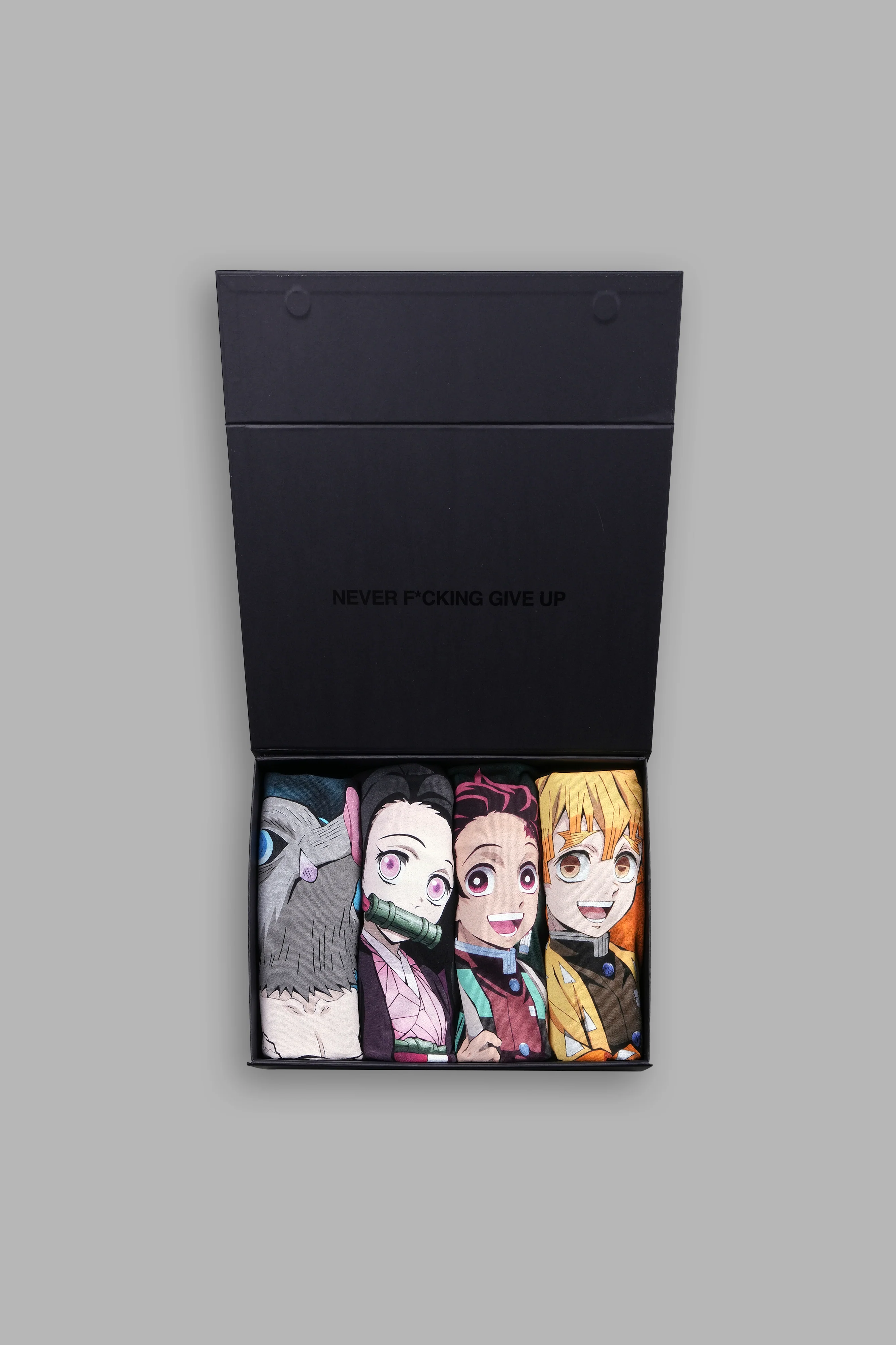 Demon Slayer "Side By Side" Tee Box Set in Black - Image 2