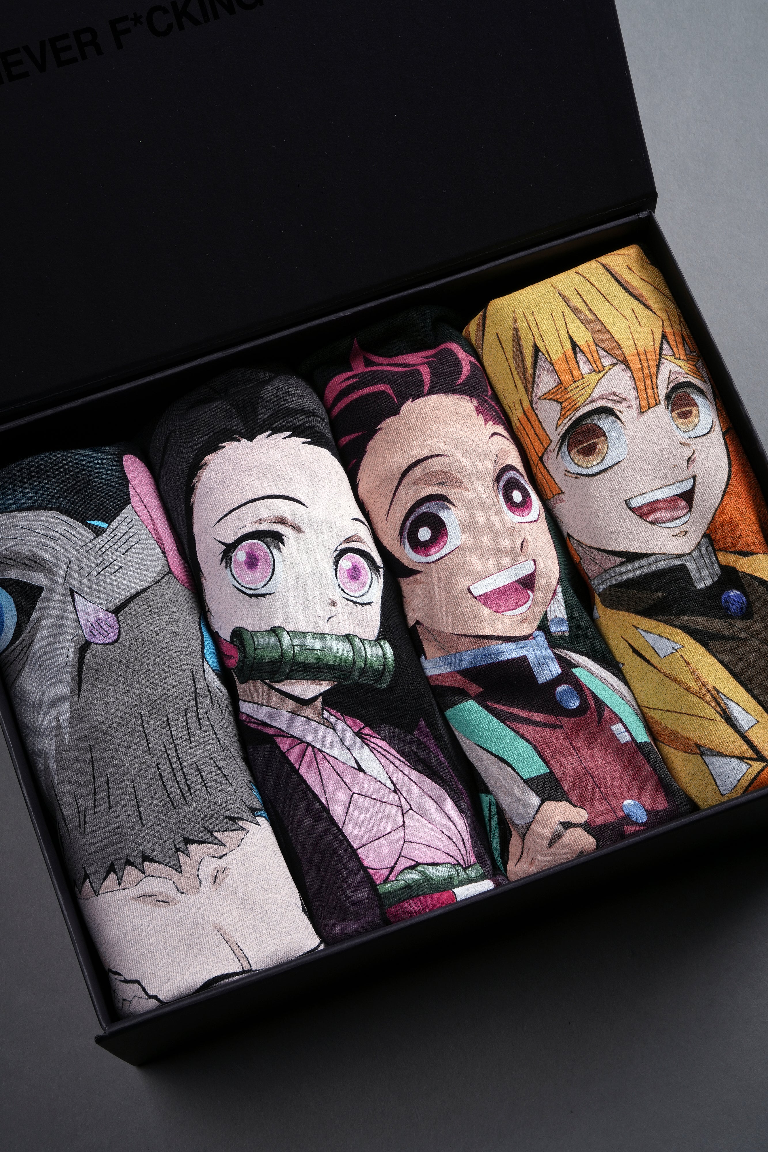 Demon Slayer "Side By Side" Tee Box Set in Black - Image 3