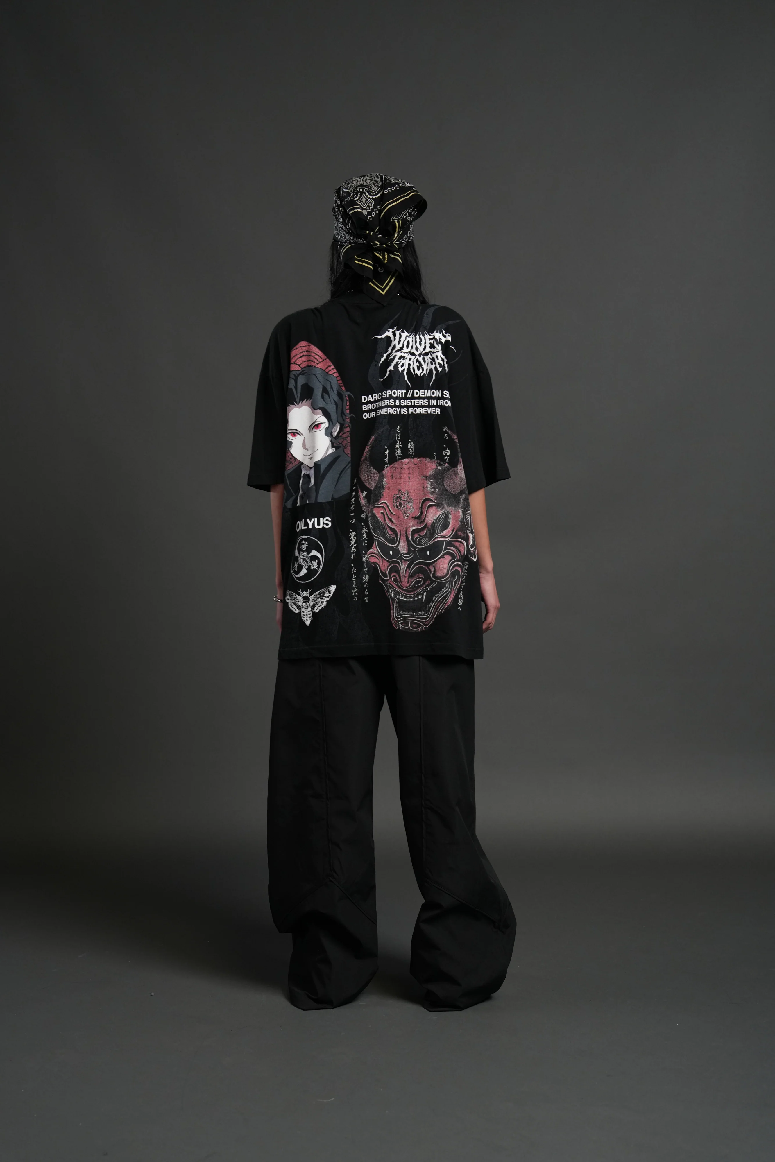 Demon Within "Premium" Oversized Tee in Black - Image 6