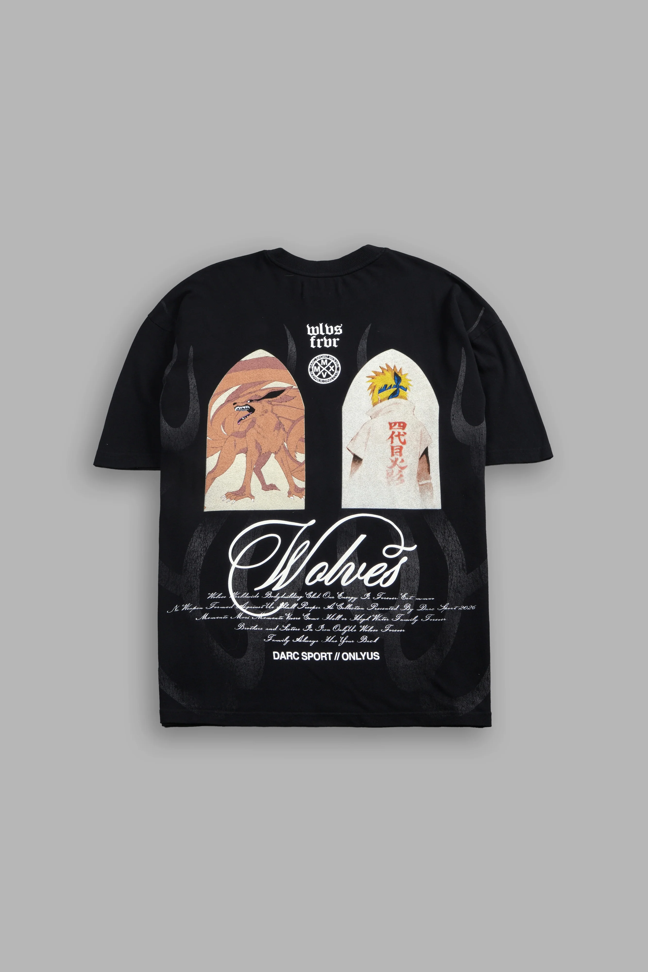 Destined Legacy Premium Oversized Tee in Black