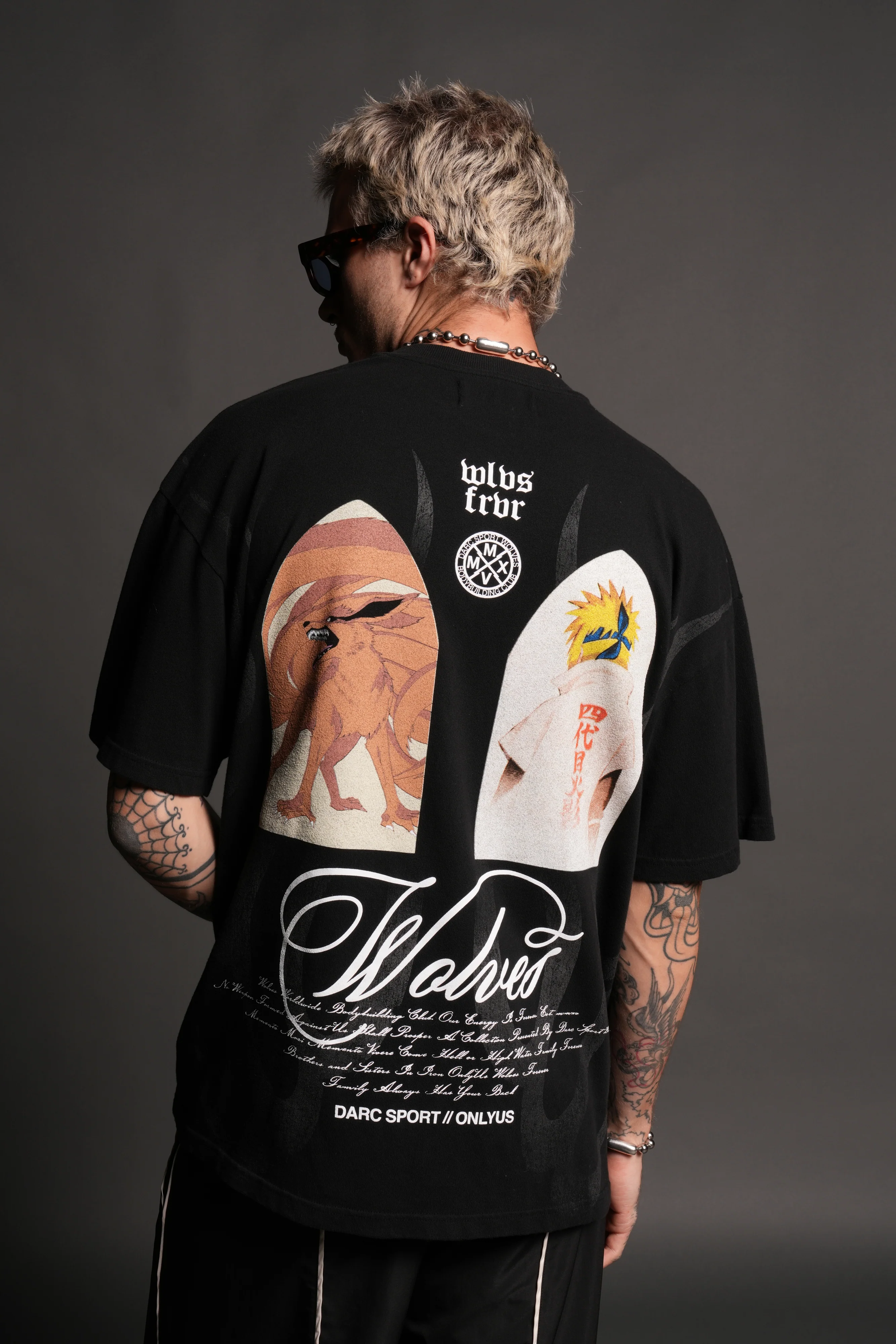 Destined Legacy Premium Oversized Tee in Black - Image 4