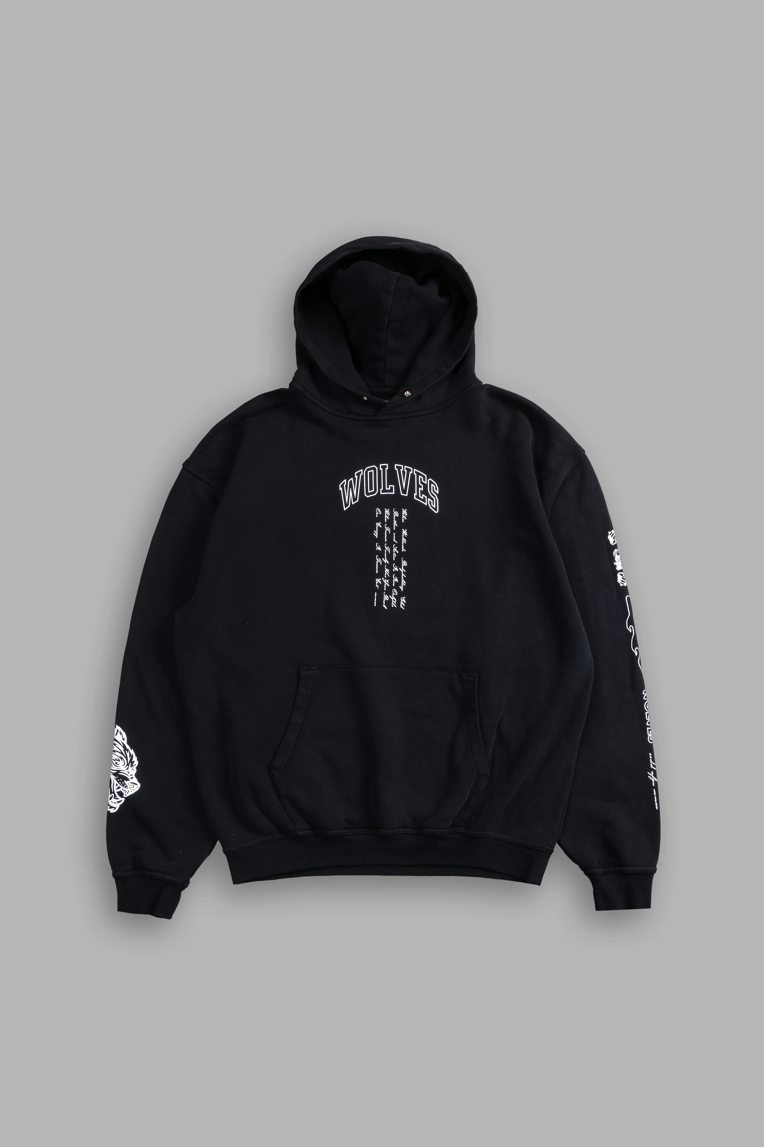 Don't Give Up "Pierce" Hoodie in Black - Image 3